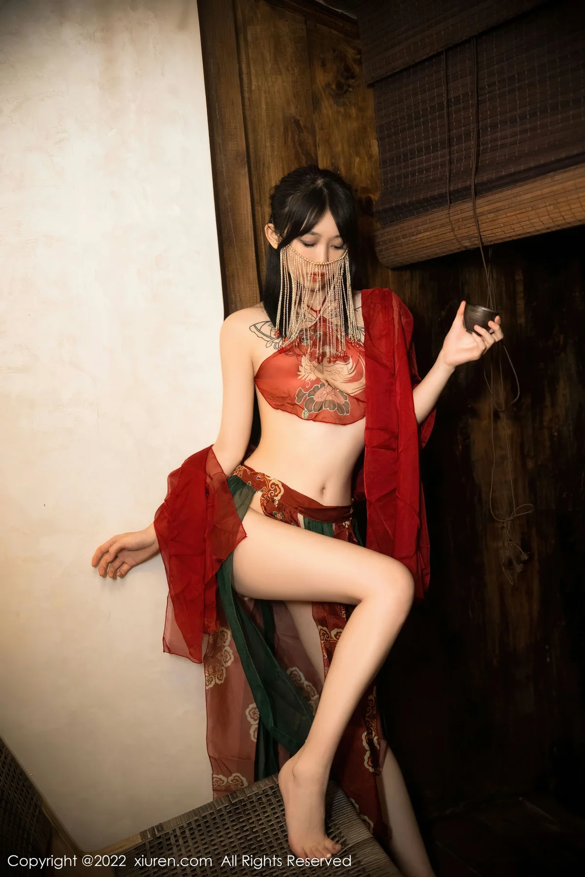 XiuRen 秀人 No.5527 红色古装服饰 奶瓶. 大理旅拍 - 10