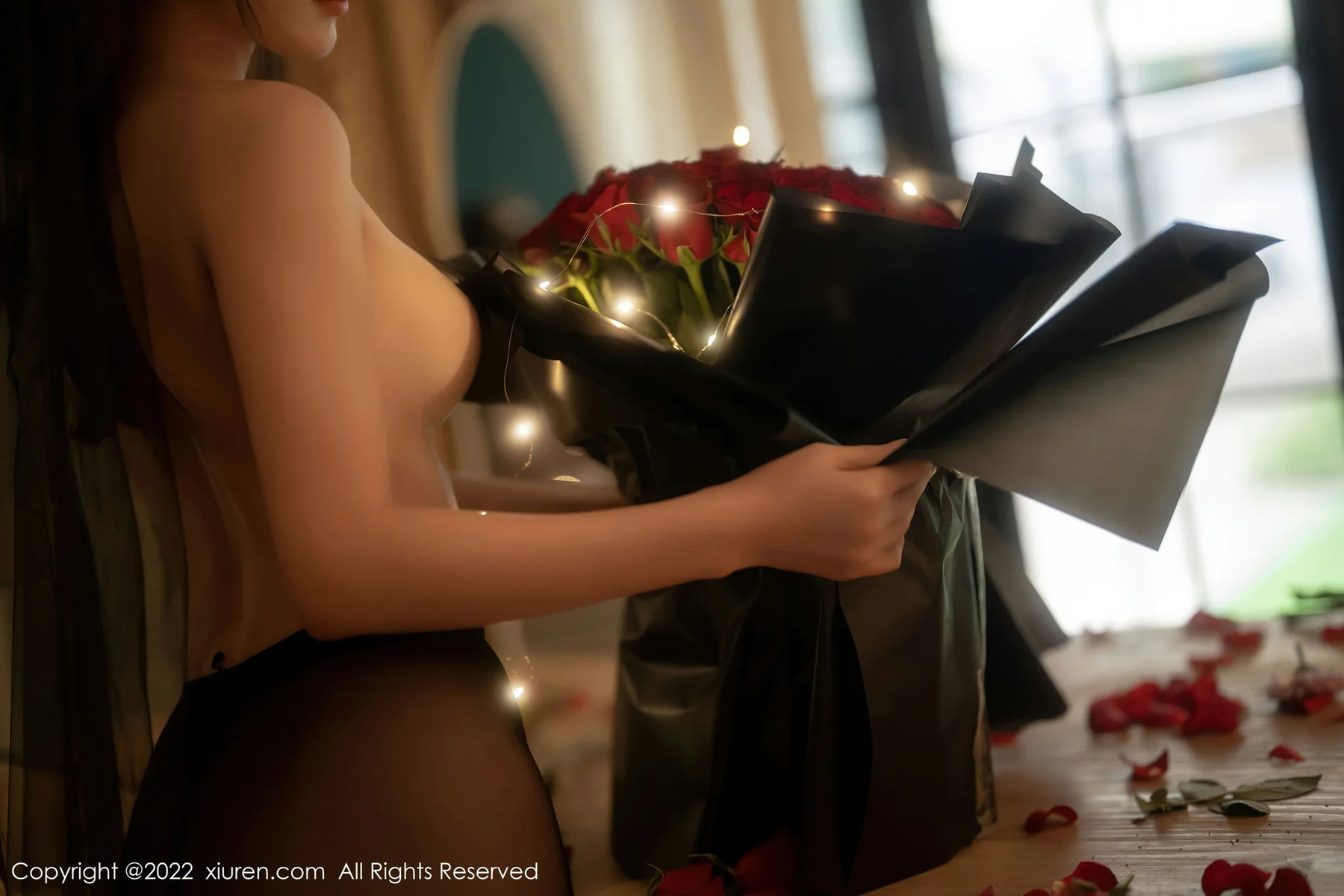 XiuRen 秀人 No.5552 魅惑黑丝 婠婠么 性感写真3 - 8