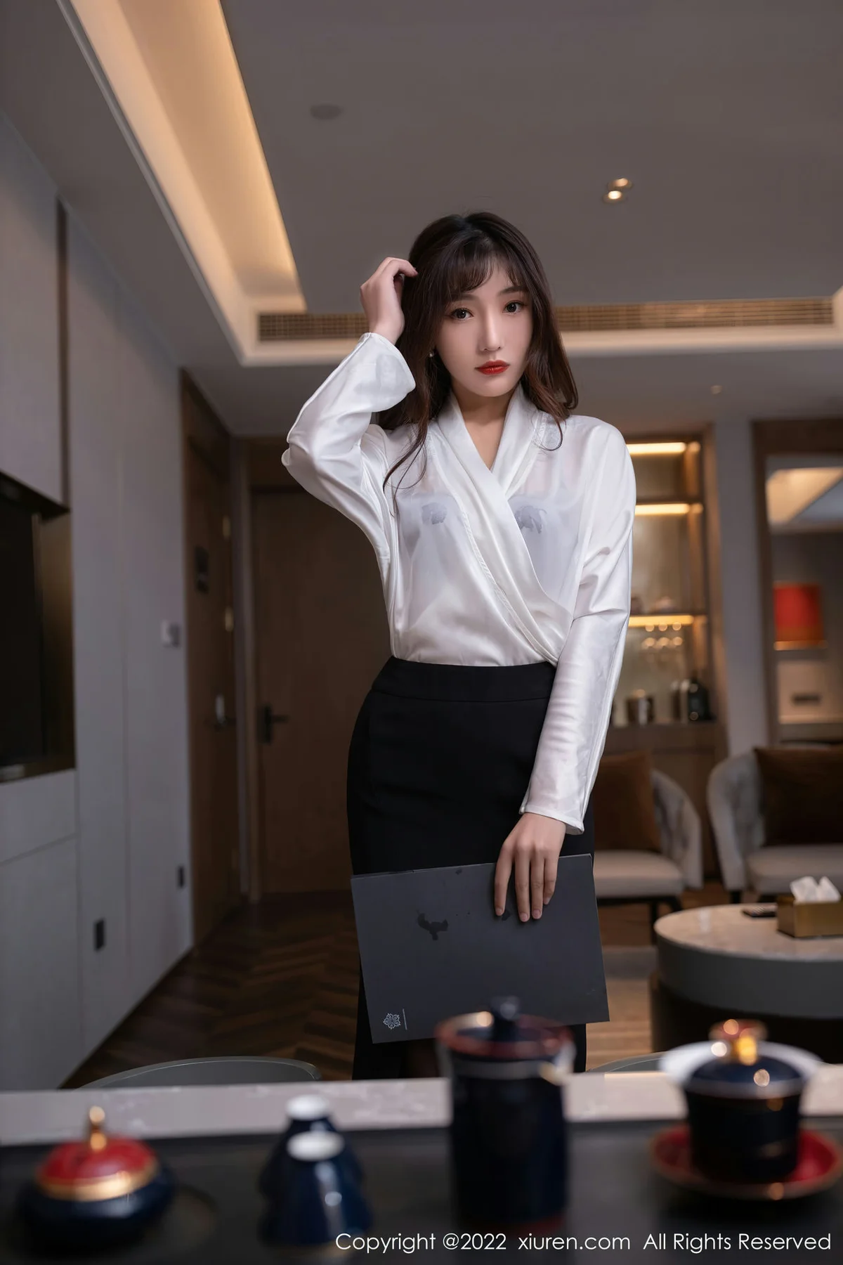 XiuRen 秀人 No.5564 蕾丝内衣 陆萱萱 性感私房 - 5