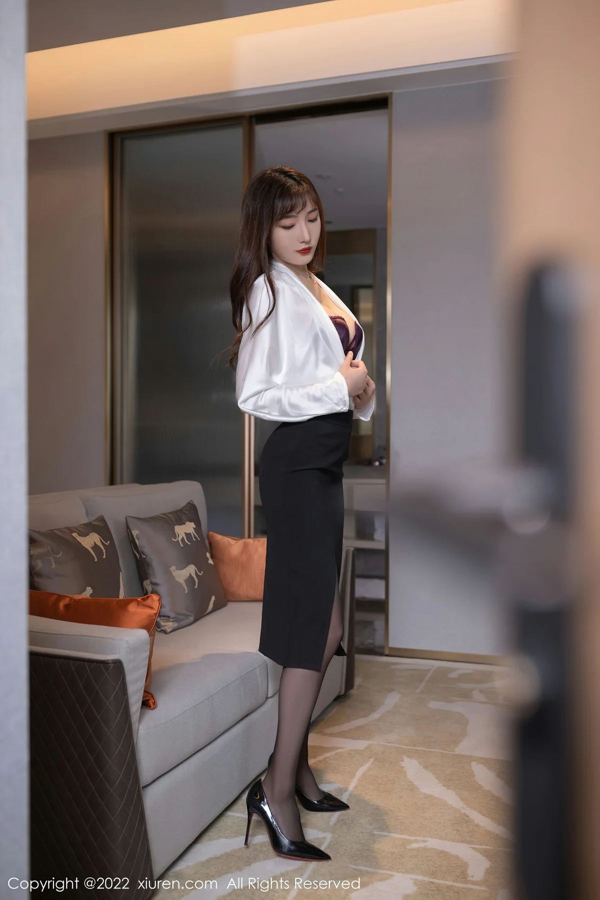 XiuRen 秀人 No.5564 蕾丝内衣 陆萱萱 性感私房 - 3