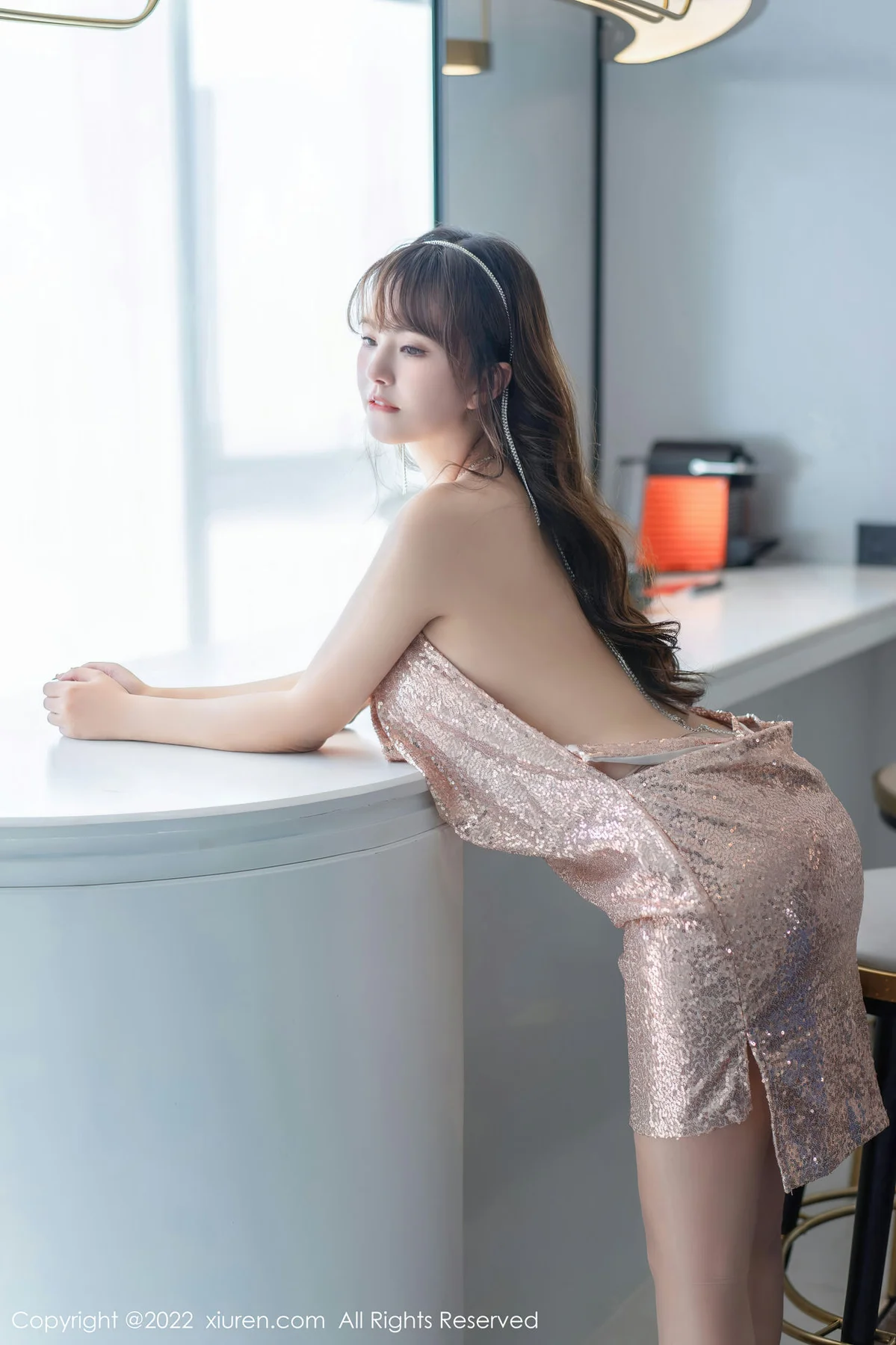 XiuRen 秀人 No.5567 张思允Nice粉色闪亮吊带性感写真 - 1