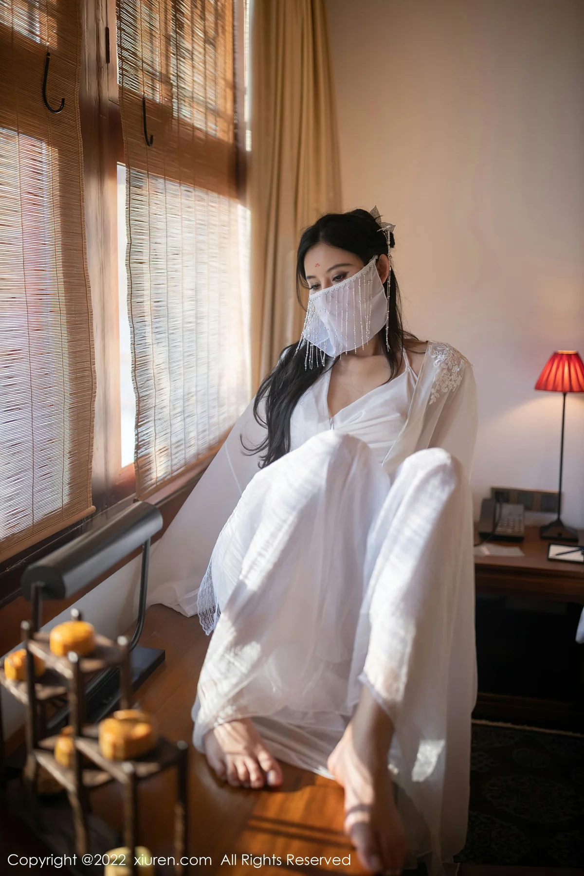 XiuRen 秀人 No.5573 就是阿朱啊 肚兜丁字裤甜点 - 6