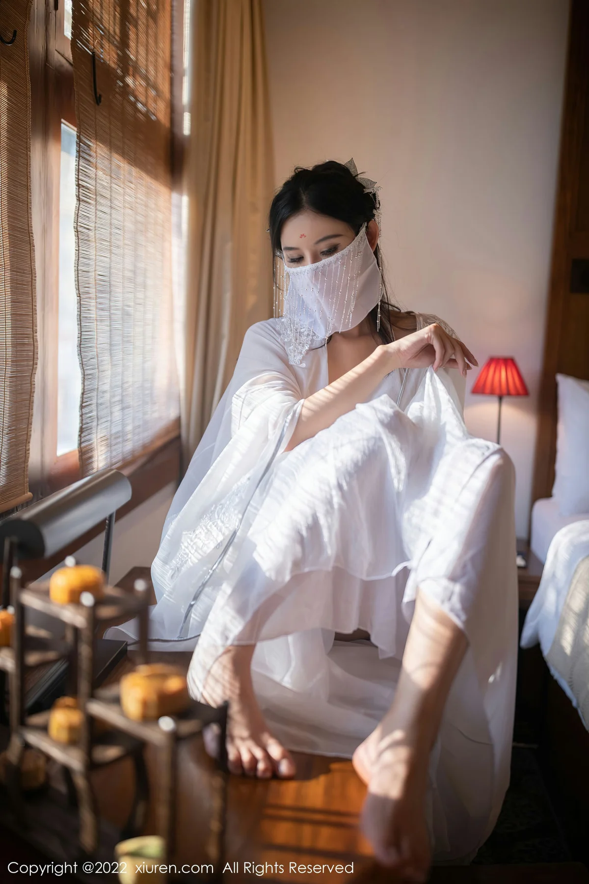 XiuRen 秀人 No.5573 就是阿朱啊 肚兜丁字裤甜点 - 7