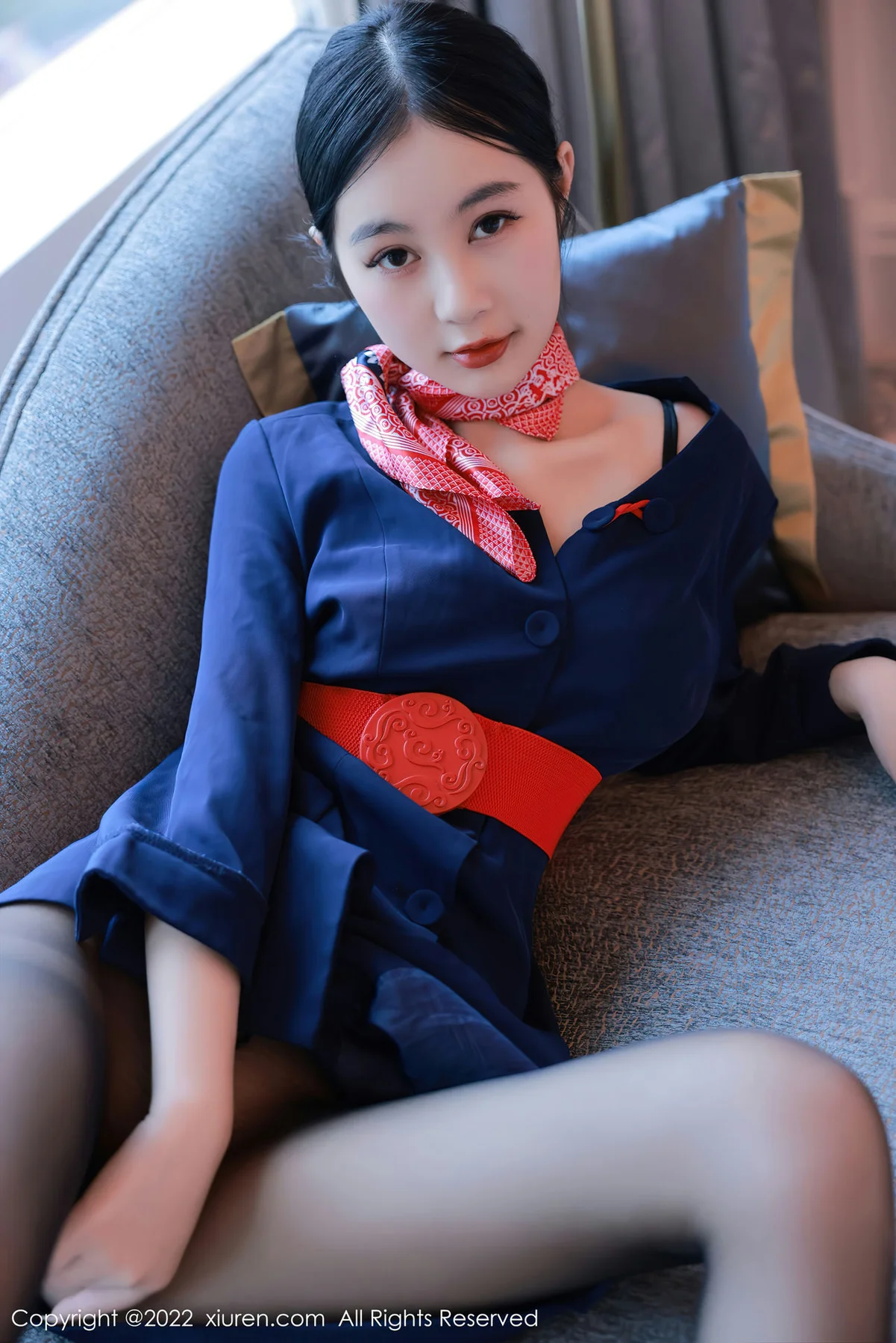 XiuRen 秀人 No.5579 谢晚晚 空姐制服 - 7