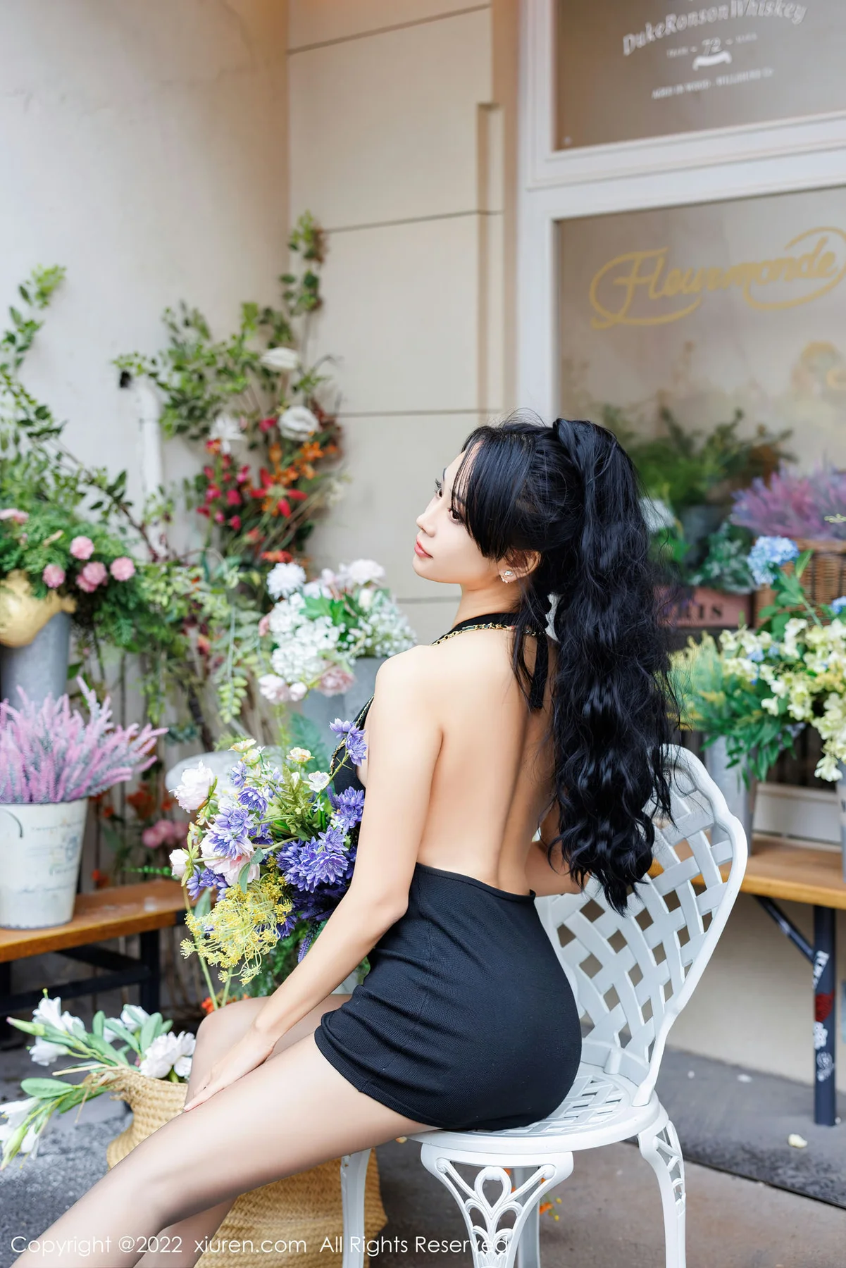 XiuRen 秀人 No.5583 蓝夏 地铁诱惑街拍 - 4