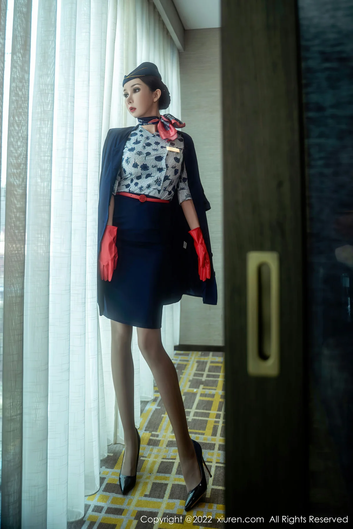 XiuRen 秀人 No.5609 陈怡曼御姐空乘系列长腿御姐 - 7