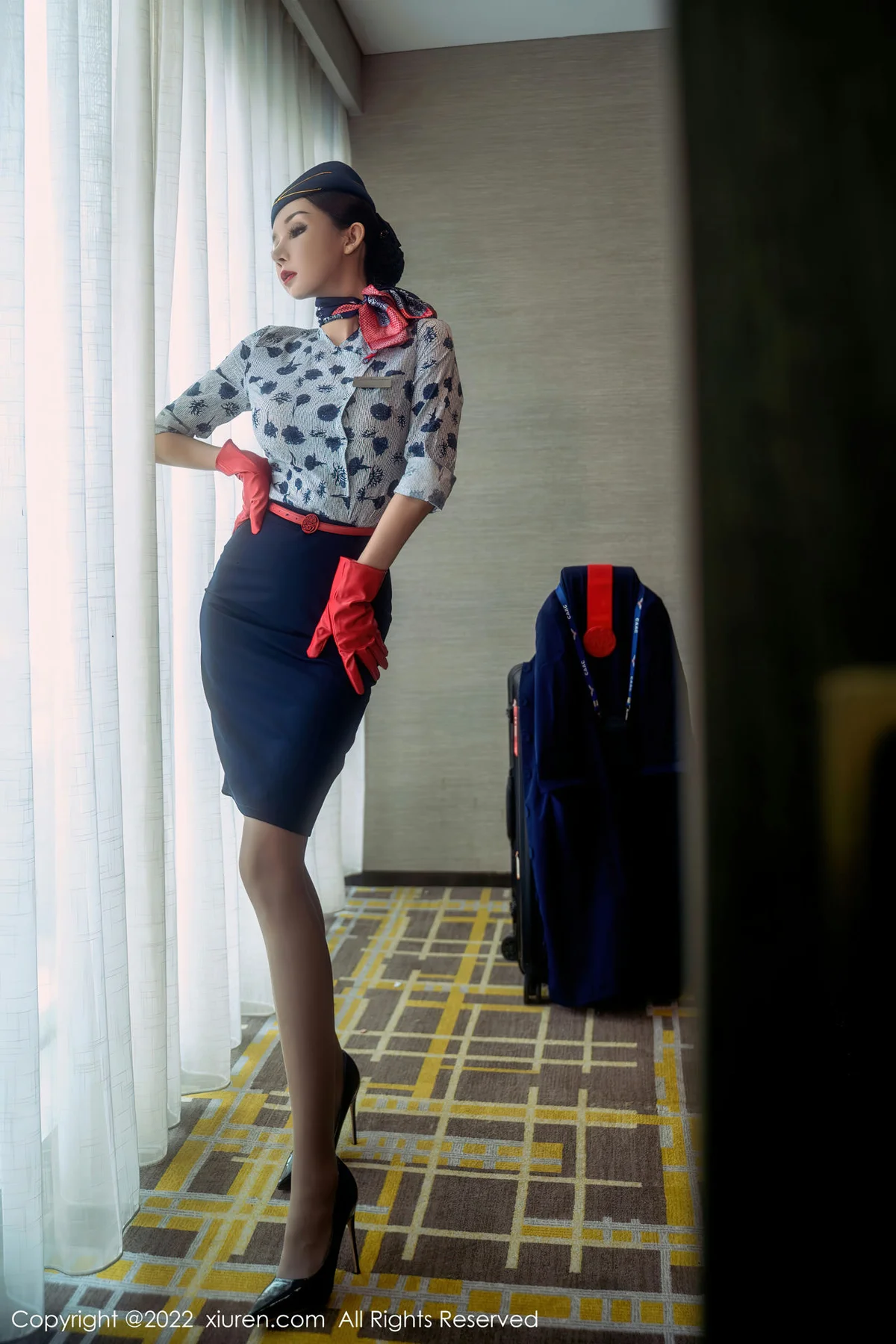 XiuRen 秀人 No.5609 陈怡曼御姐空乘系列长腿御姐 - 10