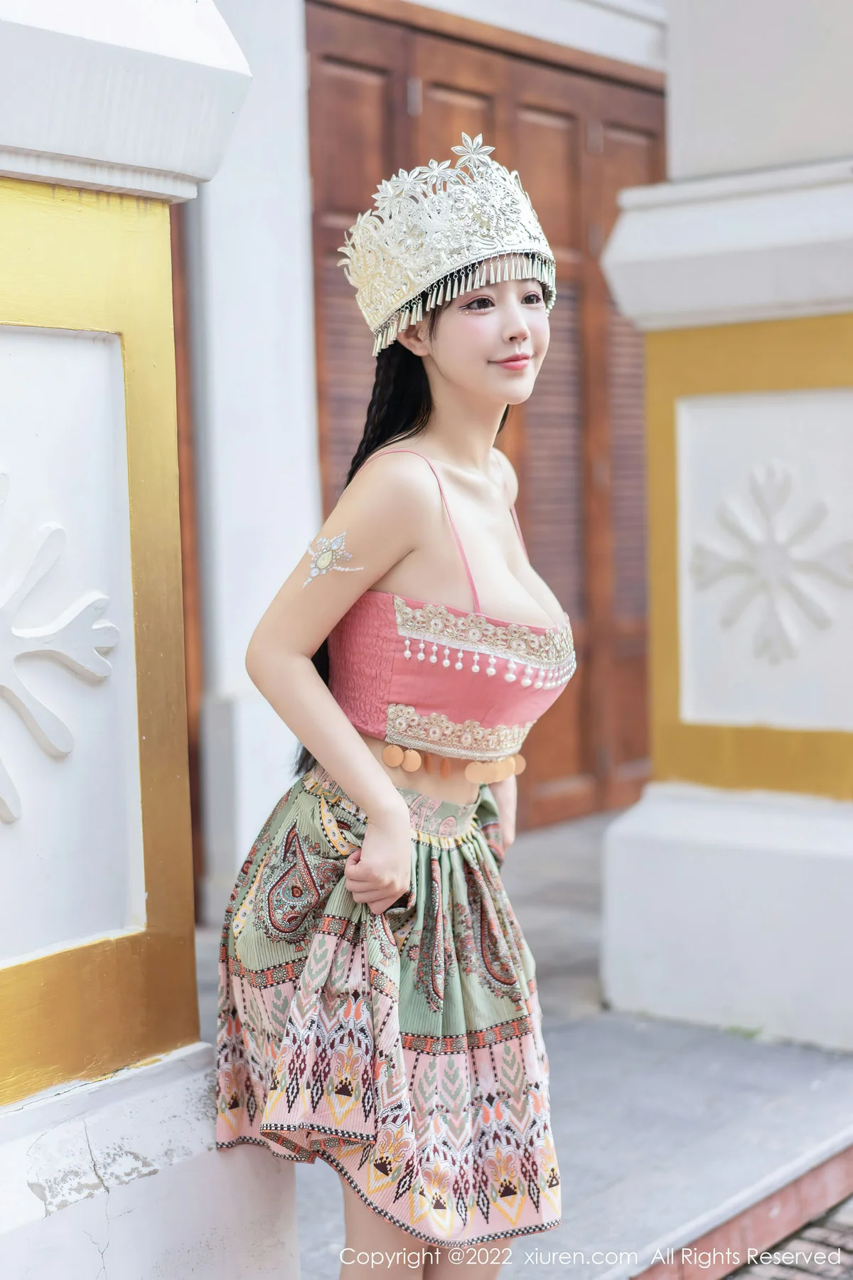 XiuRen 秀人 No.5615 朱可儿Flora 民族服饰西双版纳旅拍11 - 2