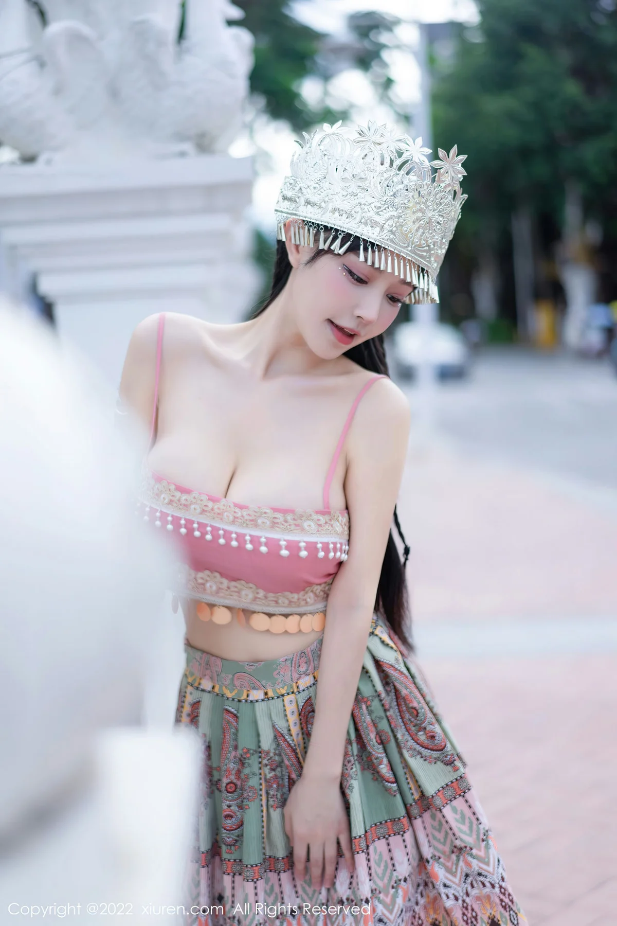 XiuRen 秀人 No.5615 朱可儿Flora 民族服饰西双版纳旅拍11 - 8