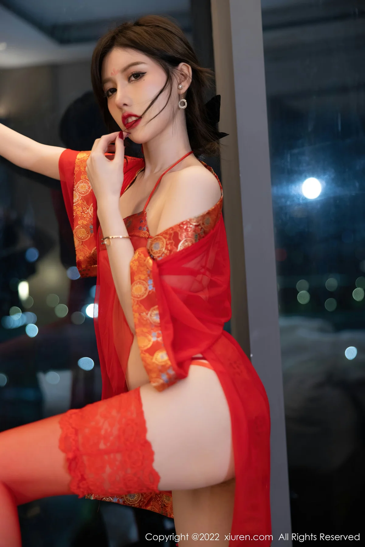 XiuRen 秀人 No.5619 美桃酱 透薄纱古装服饰性感写真 - 9