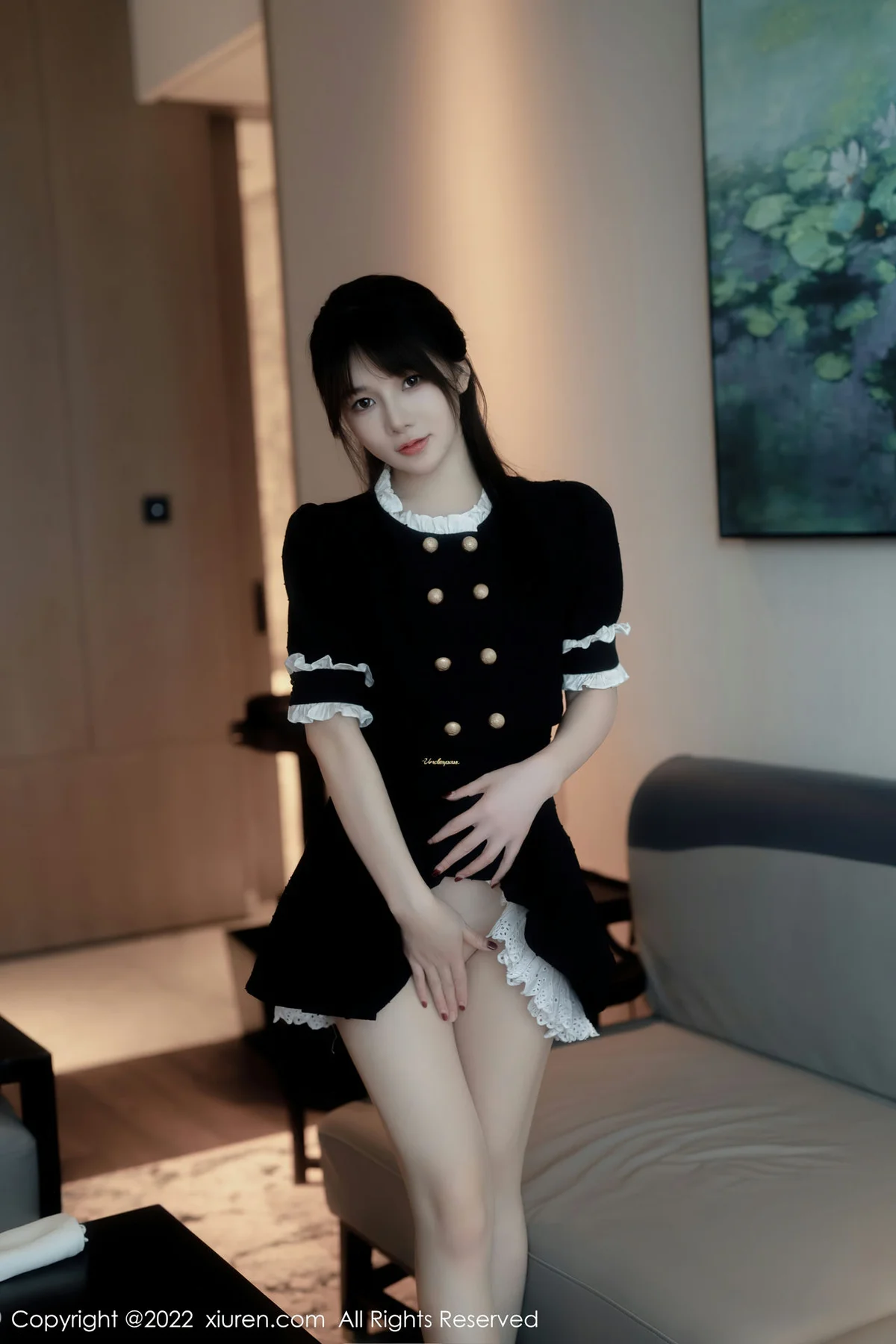 XiuRen 秀人 No.5626 婠婠么 女仆制服性感写真 - 4