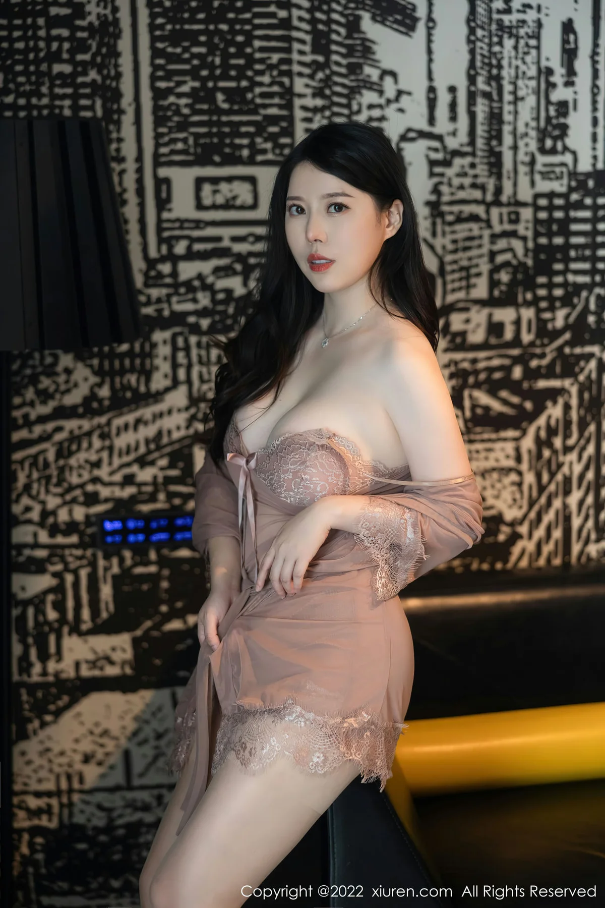 XiuRen 秀人 No.5641 白茹雪 纱睡衣性感写真1 - 9