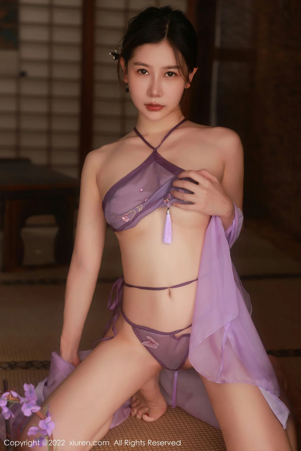 XiuRen 秀人 No.5642 尹甜甜 轻透薄纱古装性感写真3 - 7