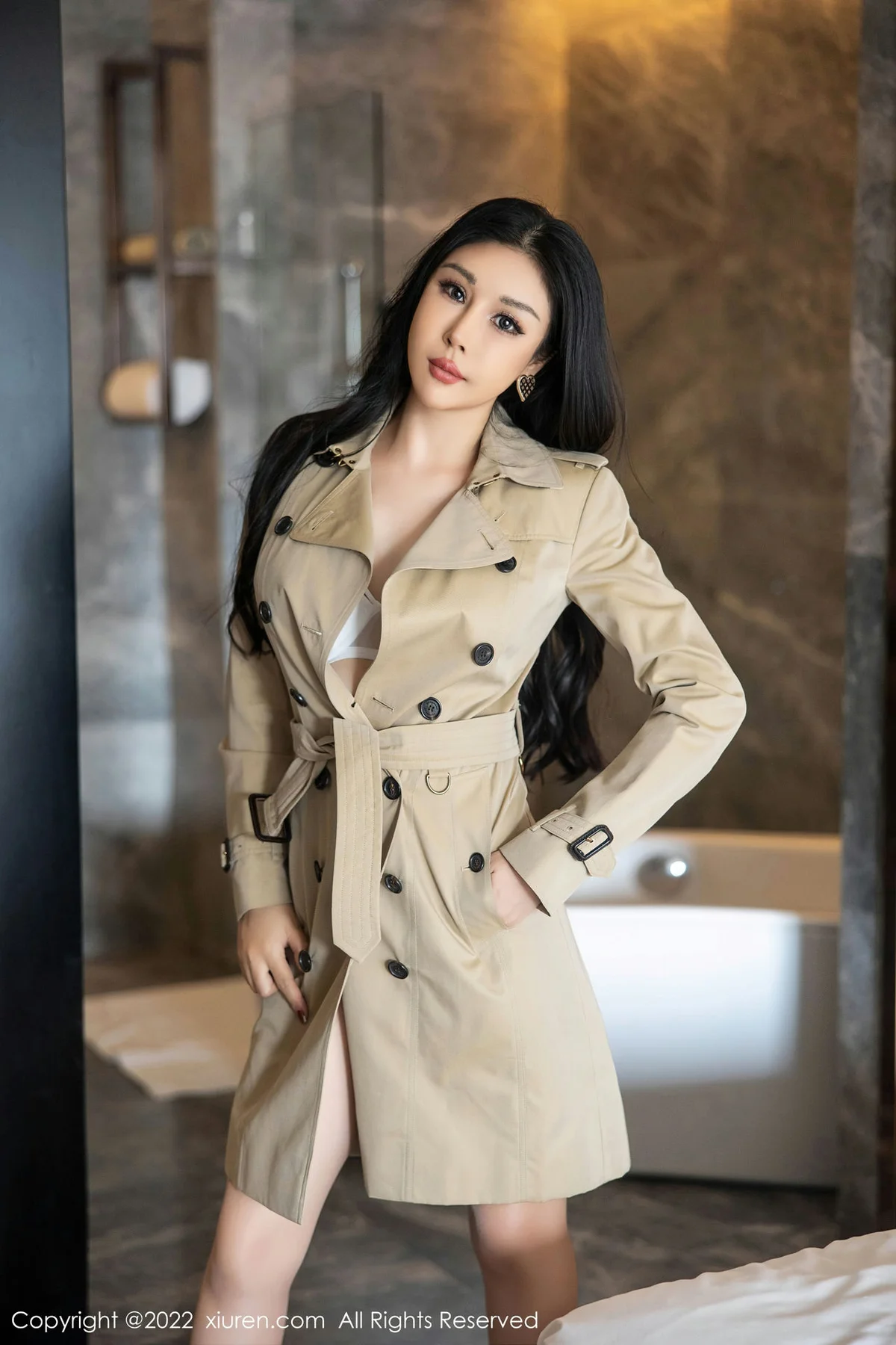 XiuRen 秀人 No.5645 田冰冰 酒店室内拍摄性感写真3 - 5