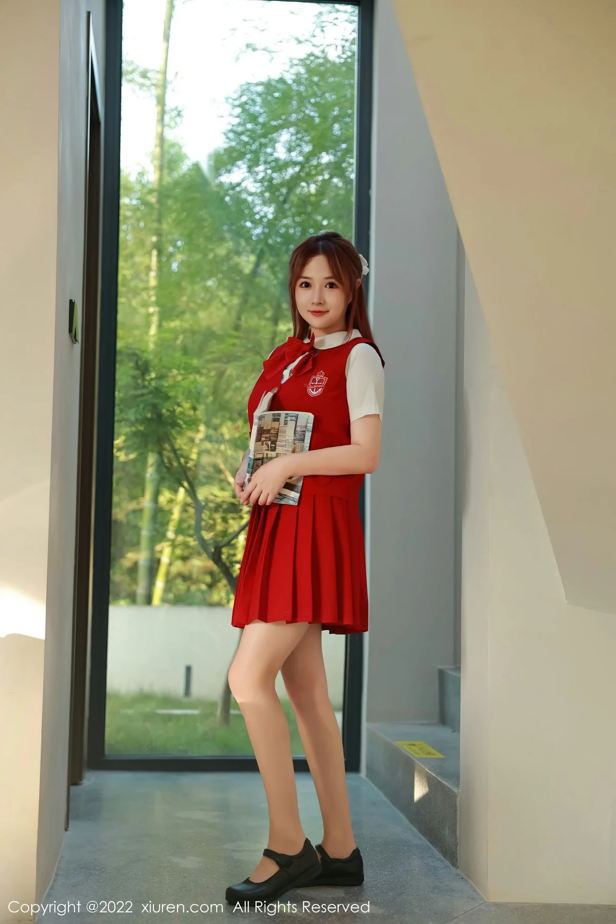 XiuRen 秀人 No.5652 养乐多DoDo 清纯甜美学妹写真 - 2