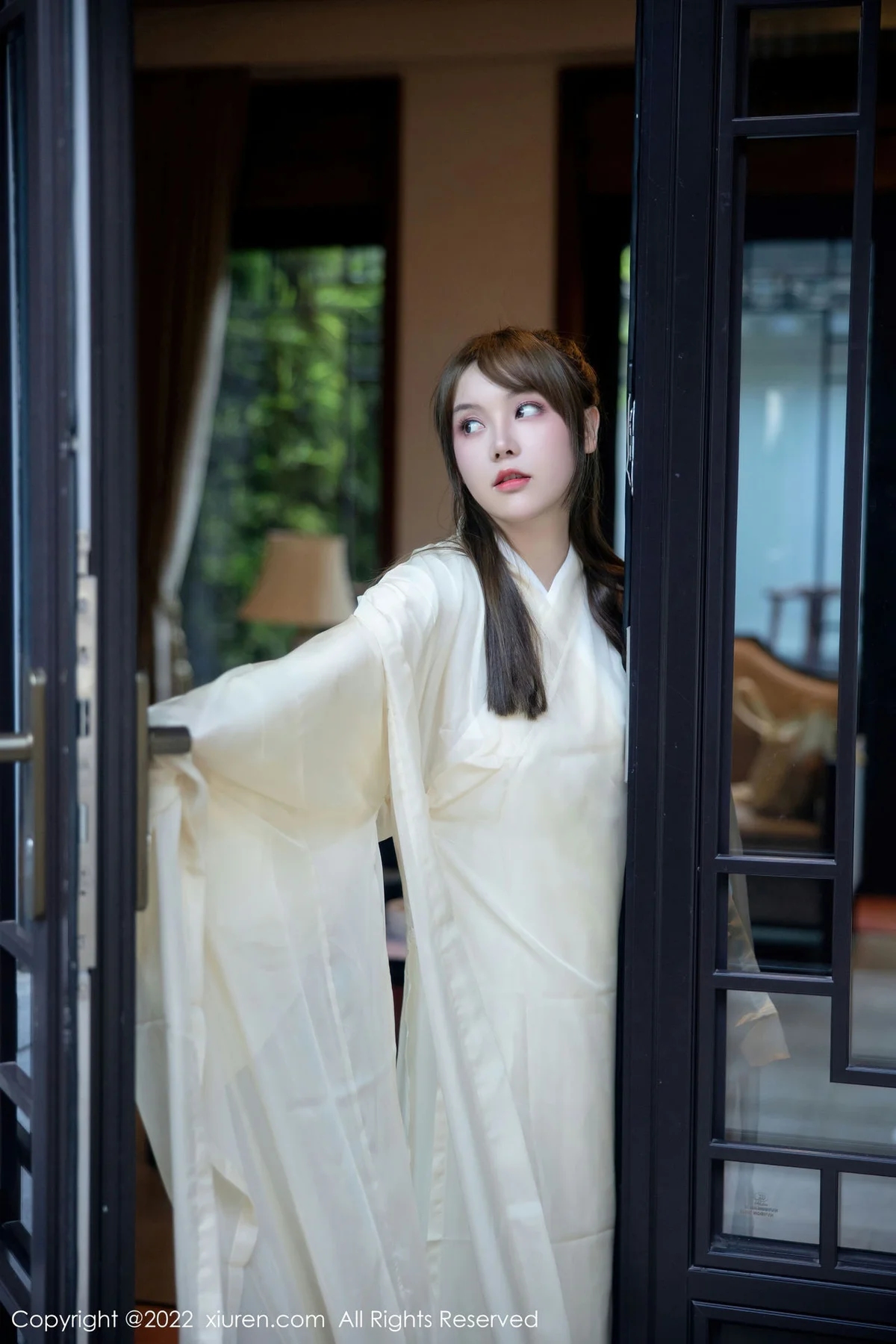 XiuRen 秀人 No.5653 豆瓣酱 白色古装服饰性感写真3 - 3