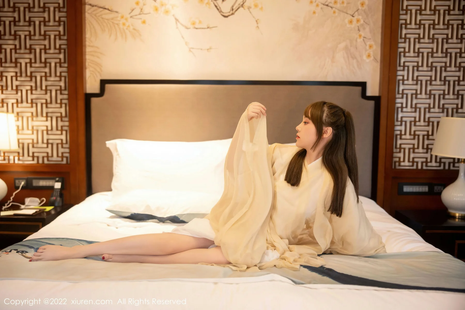 XiuRen 秀人 No.5653 豆瓣酱 白色古装服饰性感写真3 - 7