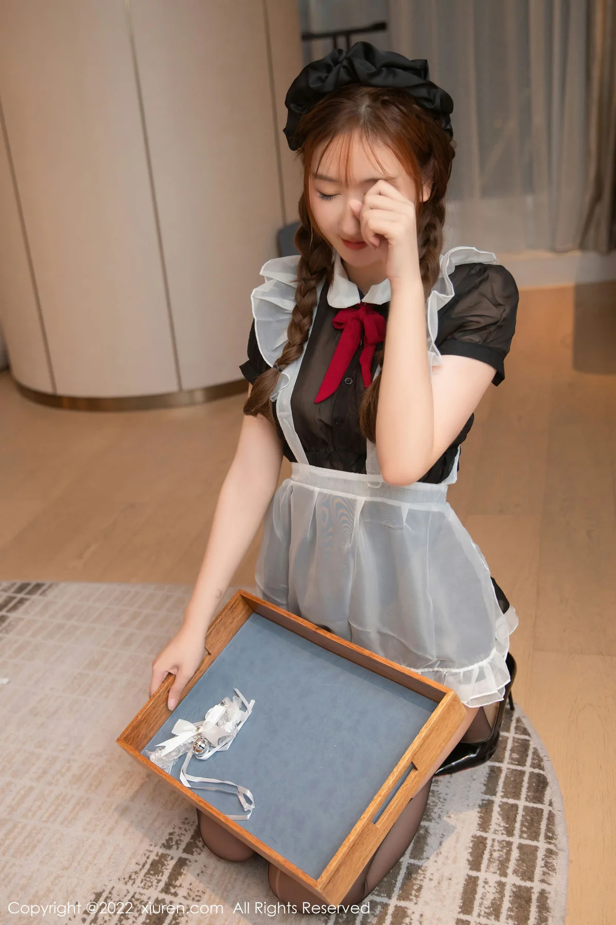 XiuRen 秀人 No.5654 江真真 女仆角色扮演性感写真22 - 9