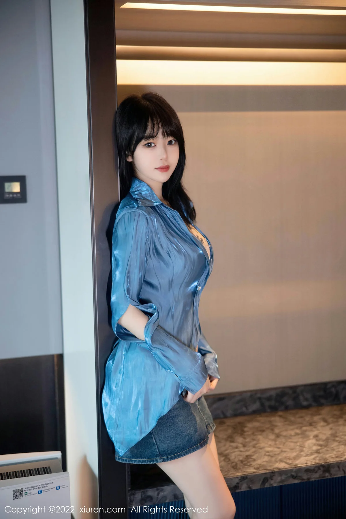 XiuRen 秀人 No.5662 奶瓶. 牛仔短裙性感写真3 - 6