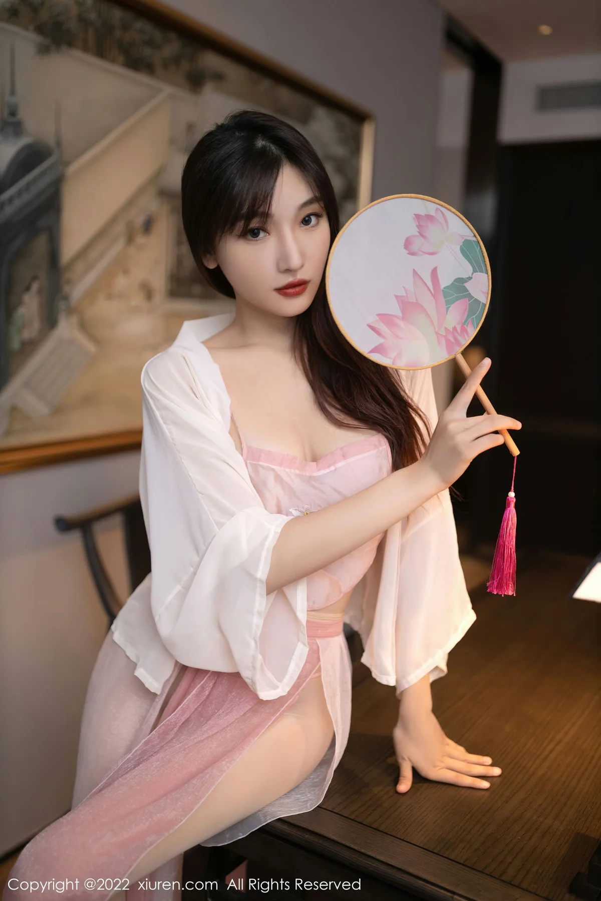 XiuRen 秀人 No.5666 陆萱萱 粉色古装服饰性感私房111 - 2