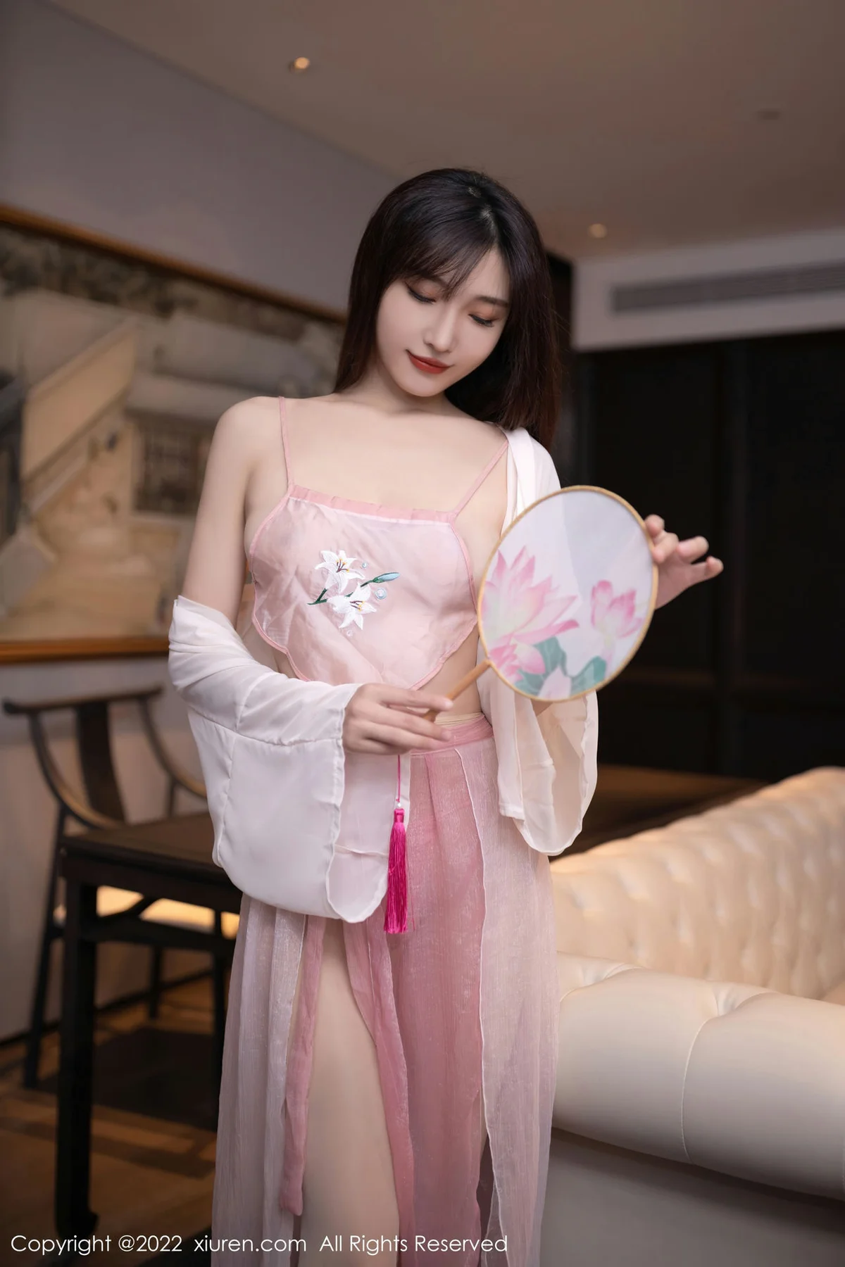 XiuRen 秀人 No.5666 陆萱萱 粉色古装服饰性感私房111 - 6