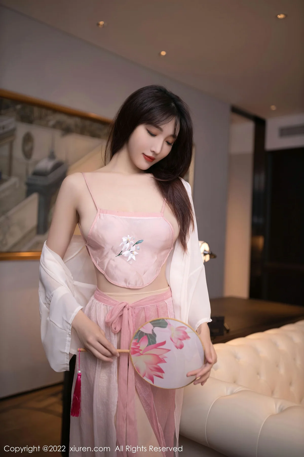 XiuRen 秀人 No.5666 陆萱萱 粉色古装服饰性感私房111 - 7