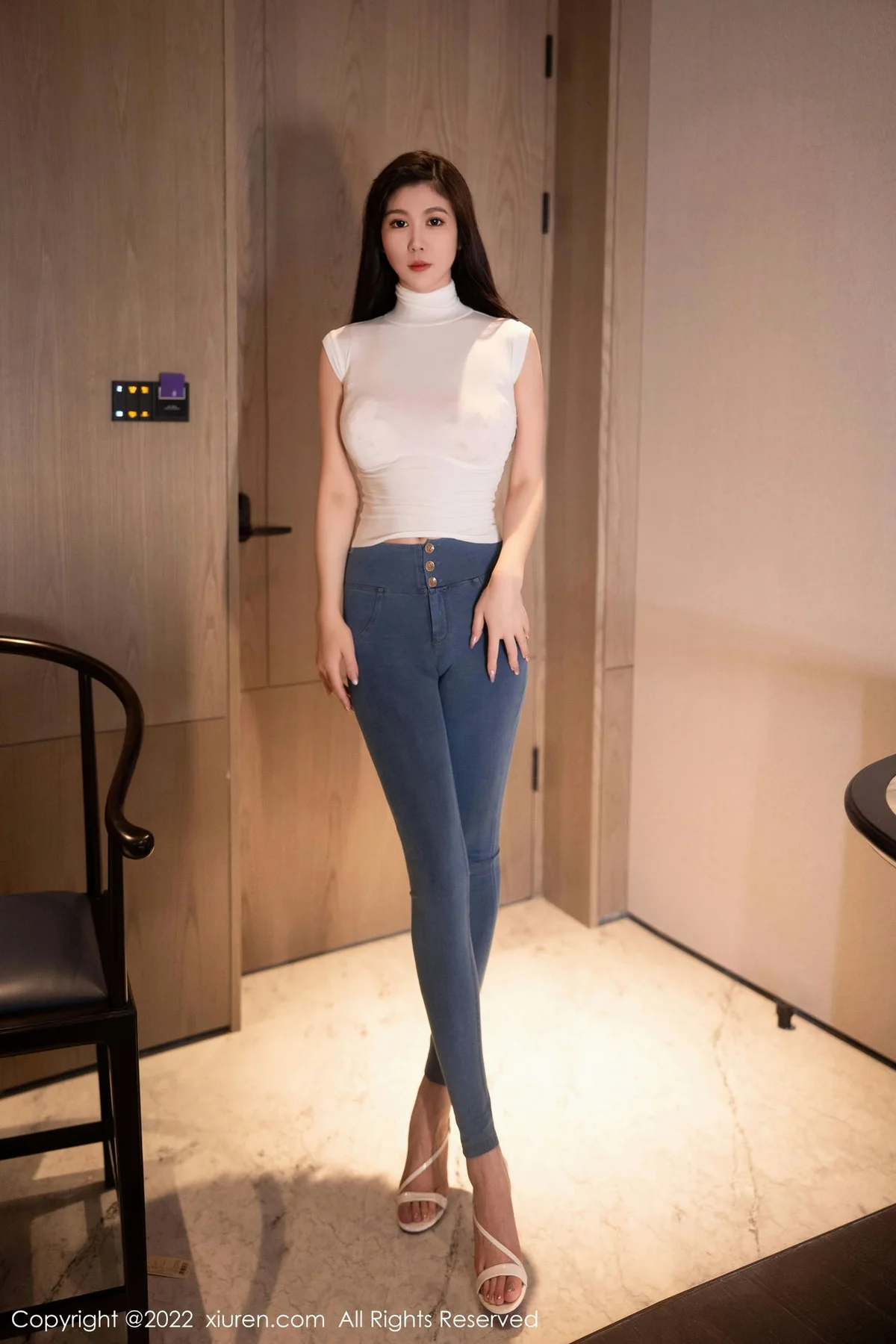 XiuRen 秀人 No.5677 李雅柔182CM 透视花点内衣性感写真3 - 10