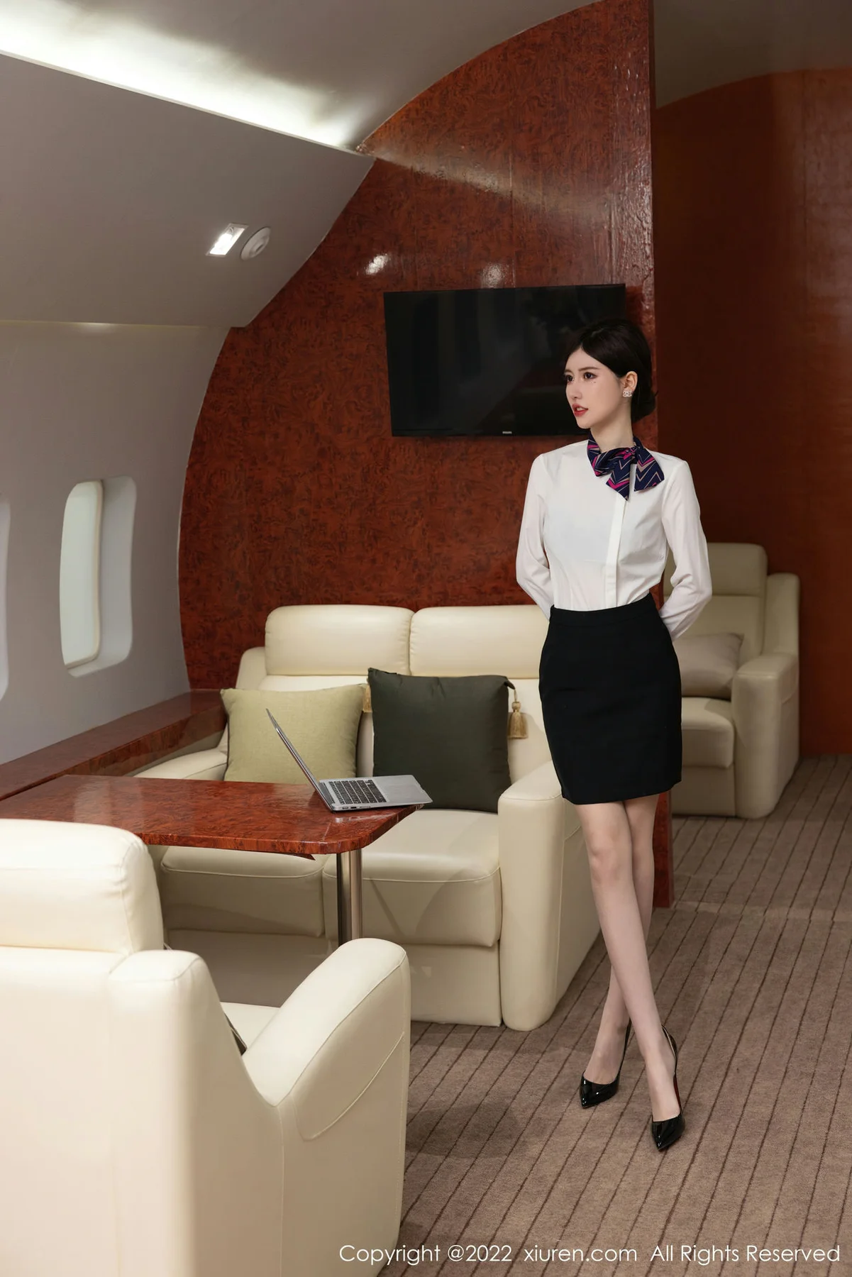 XiuRen 秀人 No.5696 美桃酱 制服蕾丝内衣性感写真33 - 6