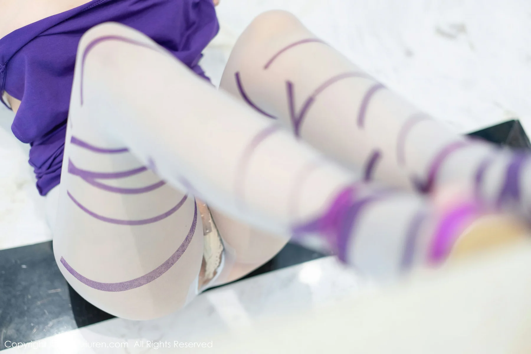 XiuRen 秀人 No.5698 张思允Nice 白色丝袜性感写真2 - 9