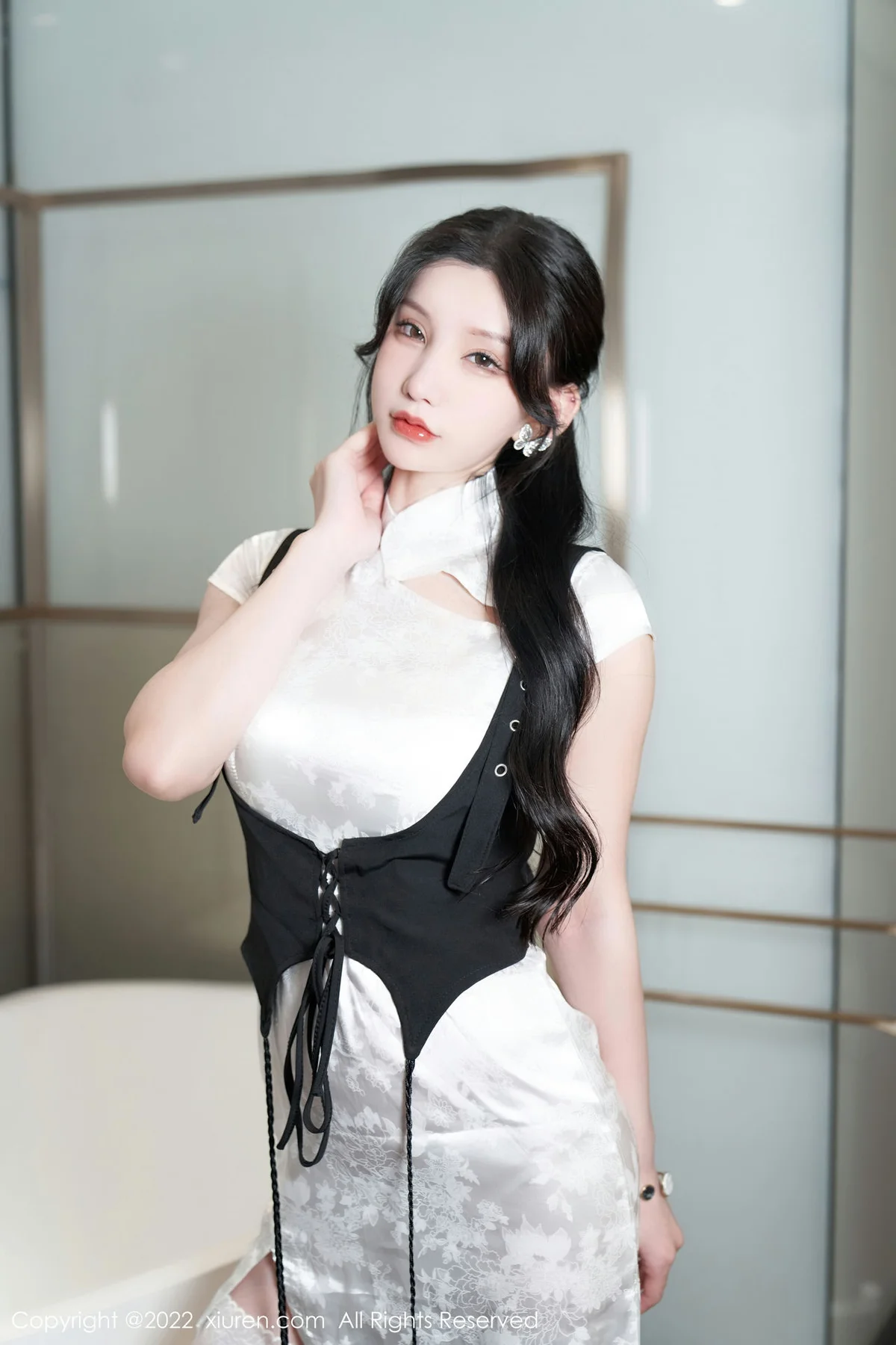 XiuRen 秀人 No.5701 周于希Sally 诱人白色丝袜成都-珠海心愿旅拍 - 3