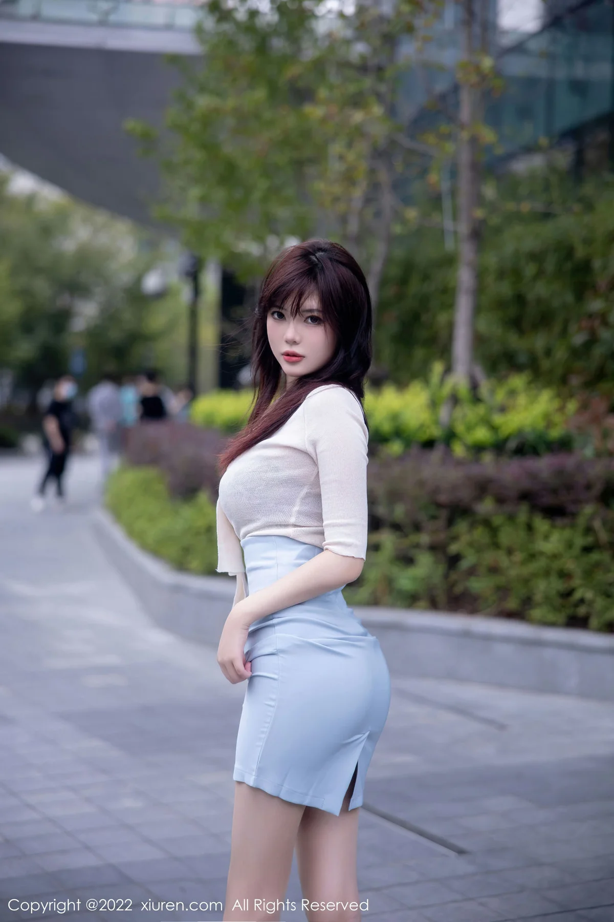 XiuRen 秀人 No.5704 Arude薇薇 黑色蕾丝内衣性感写真 - 5