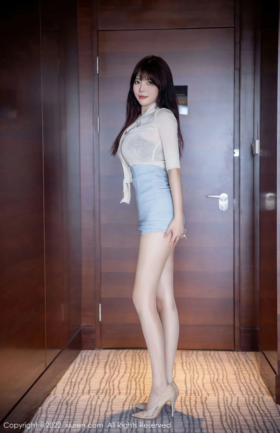 XiuRen 秀人 No.5704 Arude薇薇 黑色蕾丝内衣性感写真 - 6