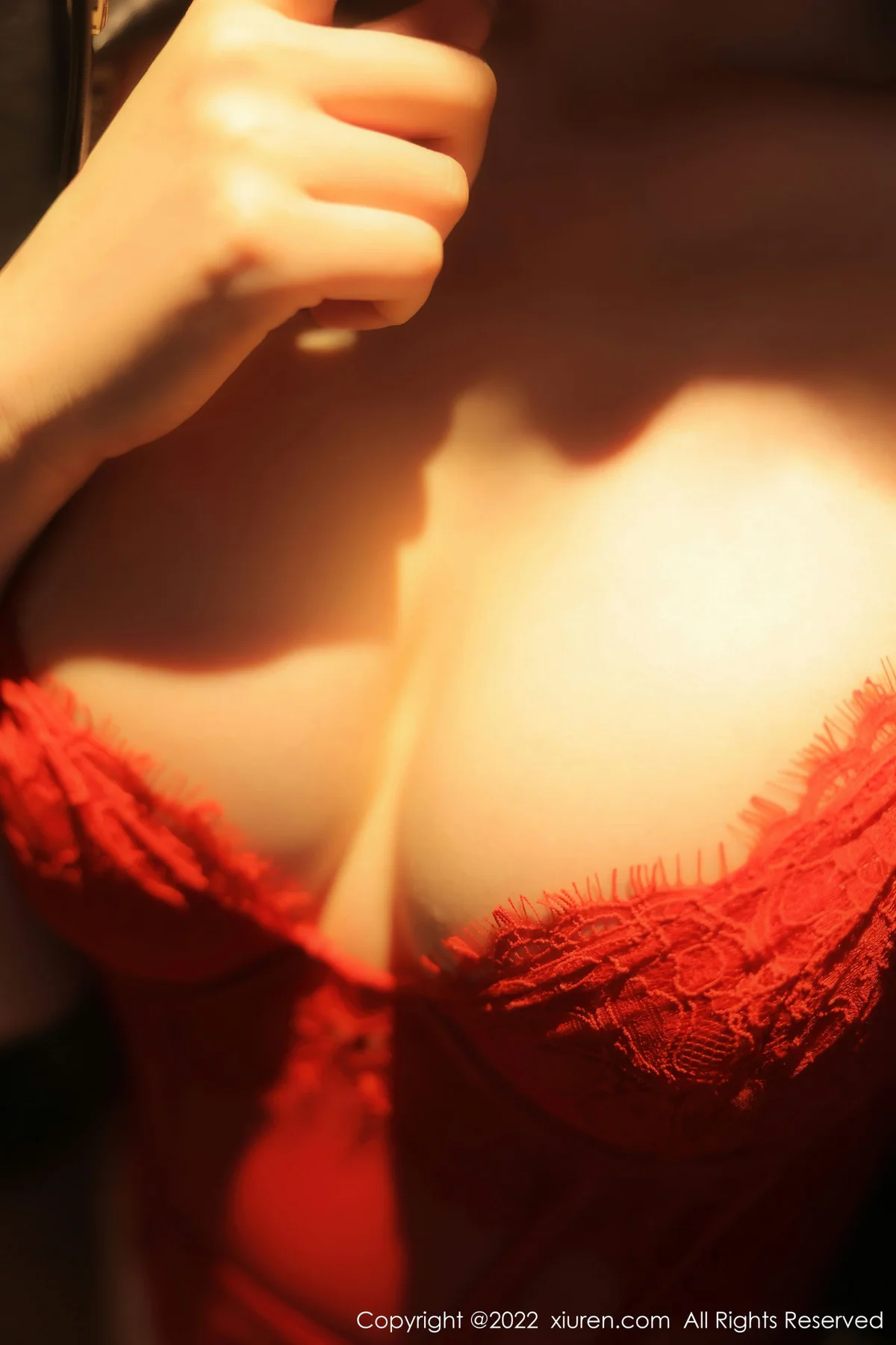XiuRen 秀人 No.5710 顾乔楠Cora 红色蕾丝内衣性感写真22 - 6
