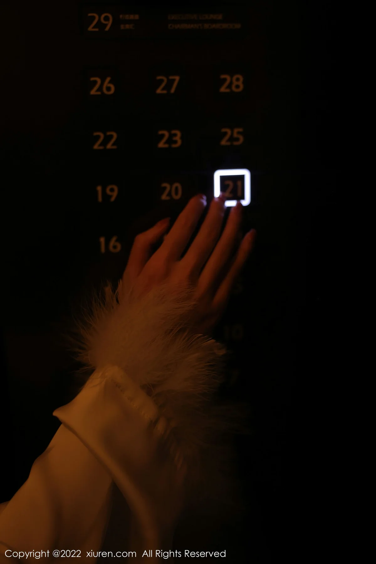 XiuRen 秀人 No.5734 薇薇酱 红色蕾丝内衣第二套写真 - 10