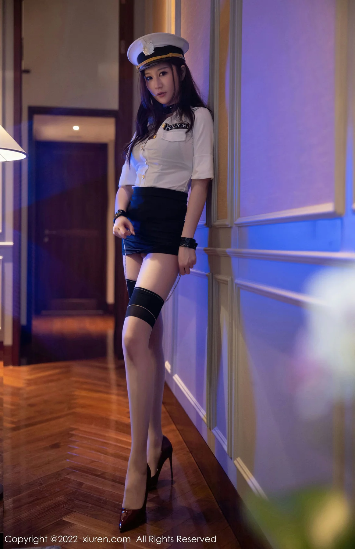 XiuRen 秀人 No.5740 顾乔楠Cora 白色海军制服性感写真11 - 2