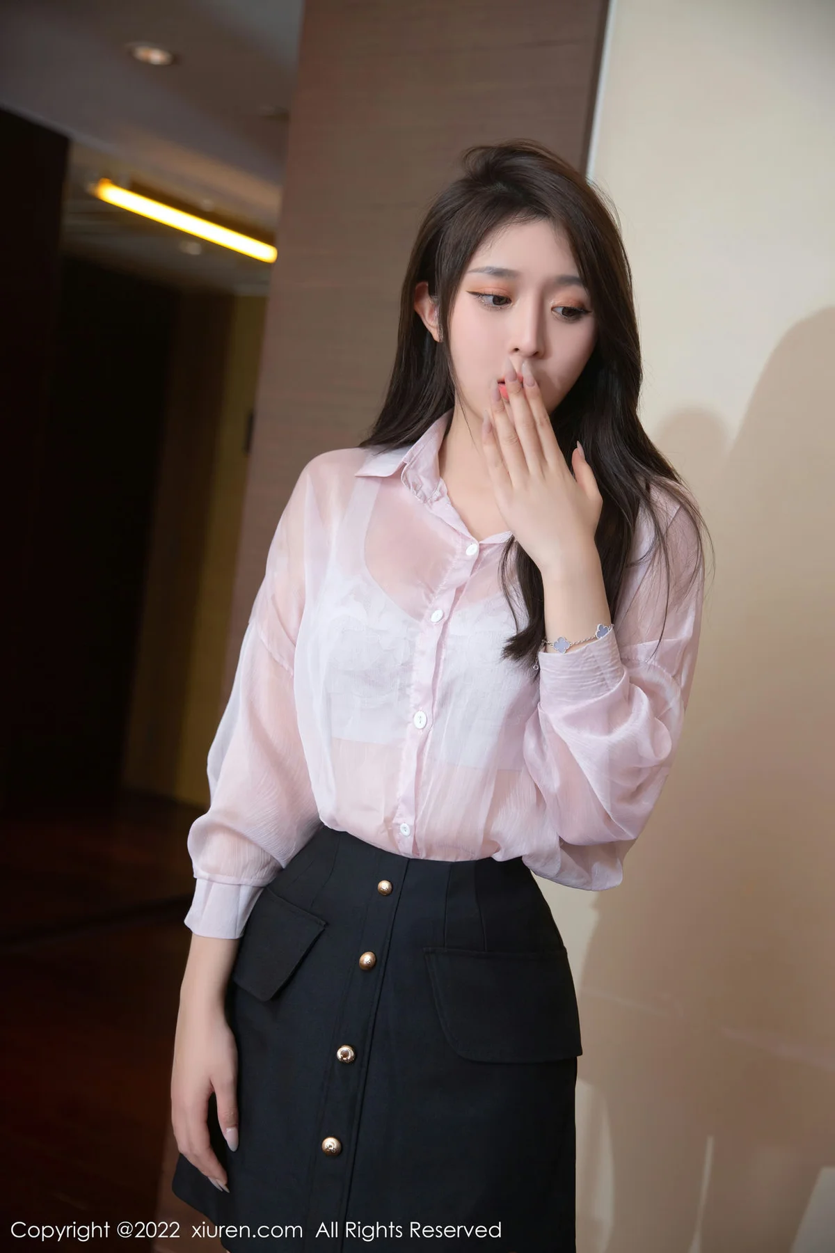 XiuRen 秀人 No.5741 夏甜甜 轻透浅色上衣33 - 5