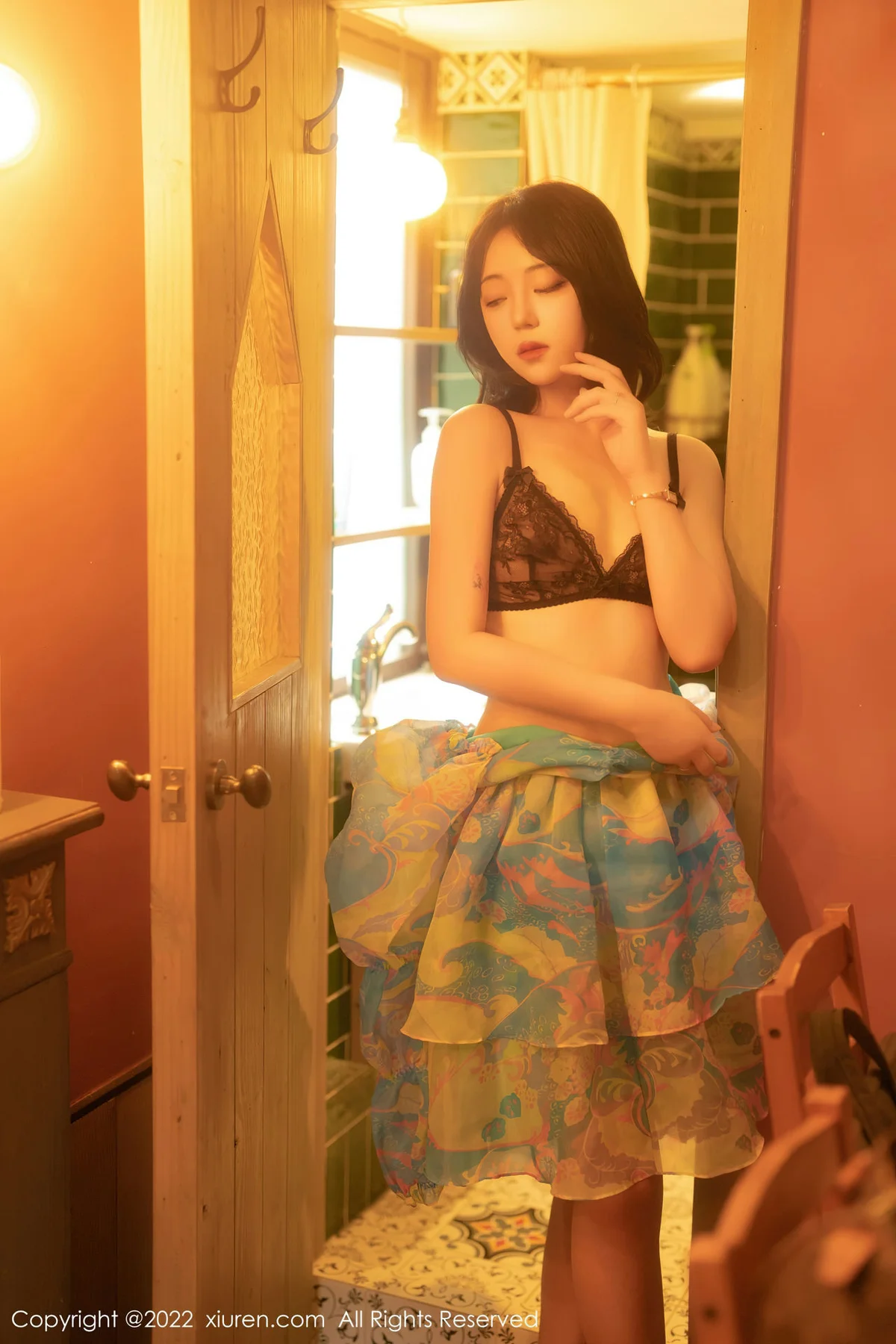 XiuRen 秀人 No.5749 露露luncy 蕾丝内衣酒店场景拍摄2 - 10