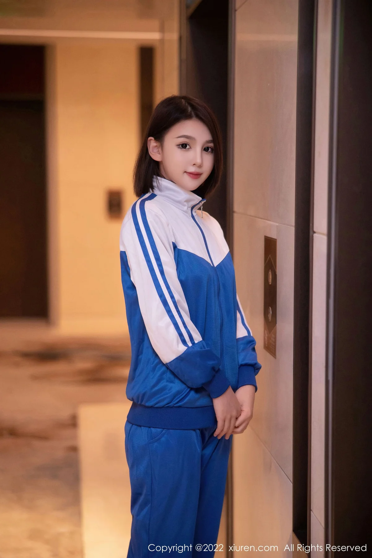 XiuRen 秀人 No.5766 美羊羊 校园制服情趣黑丝第二套写真33 - 2