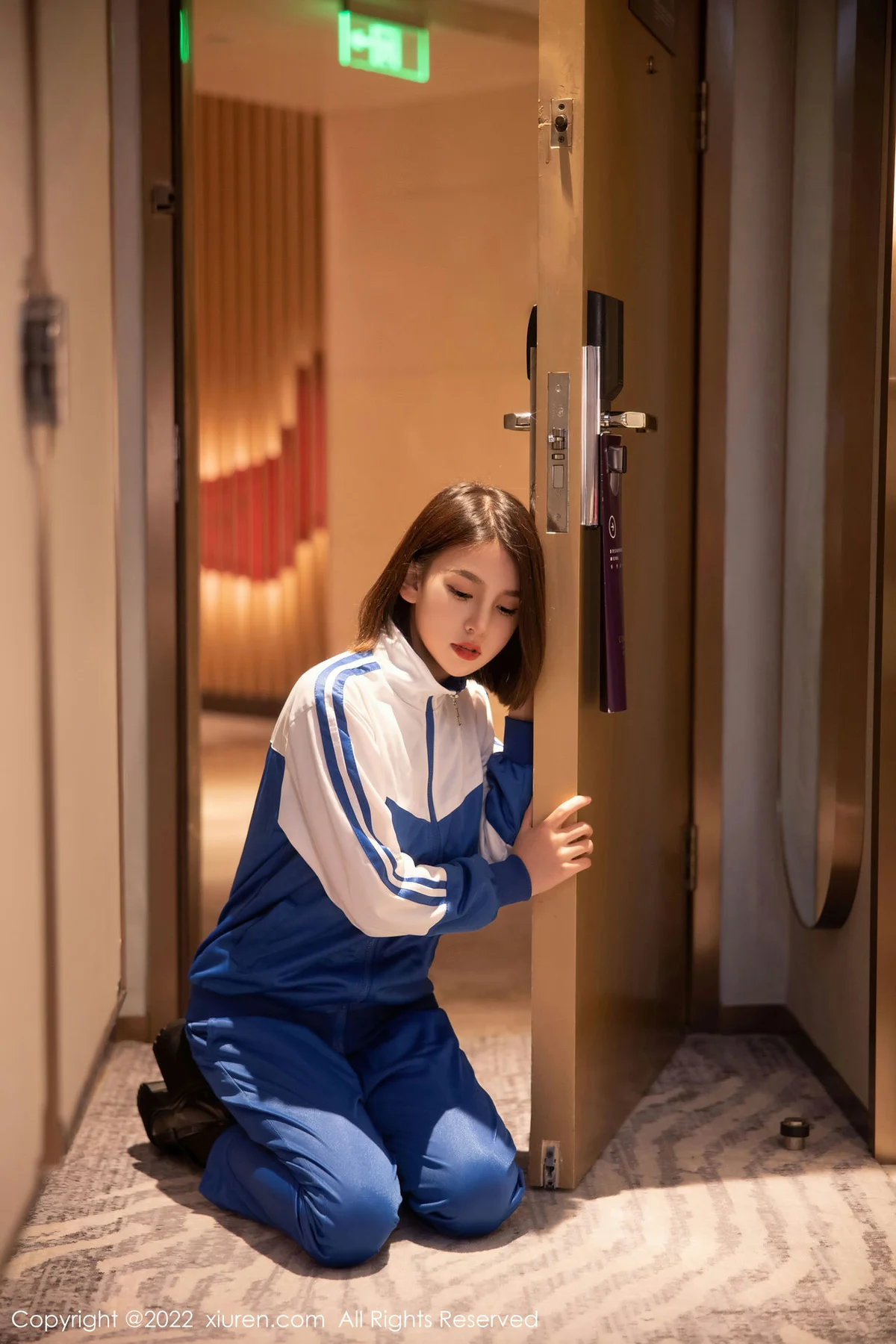 XiuRen 秀人 No.5766 美羊羊 校园制服情趣黑丝第二套写真33 - 6