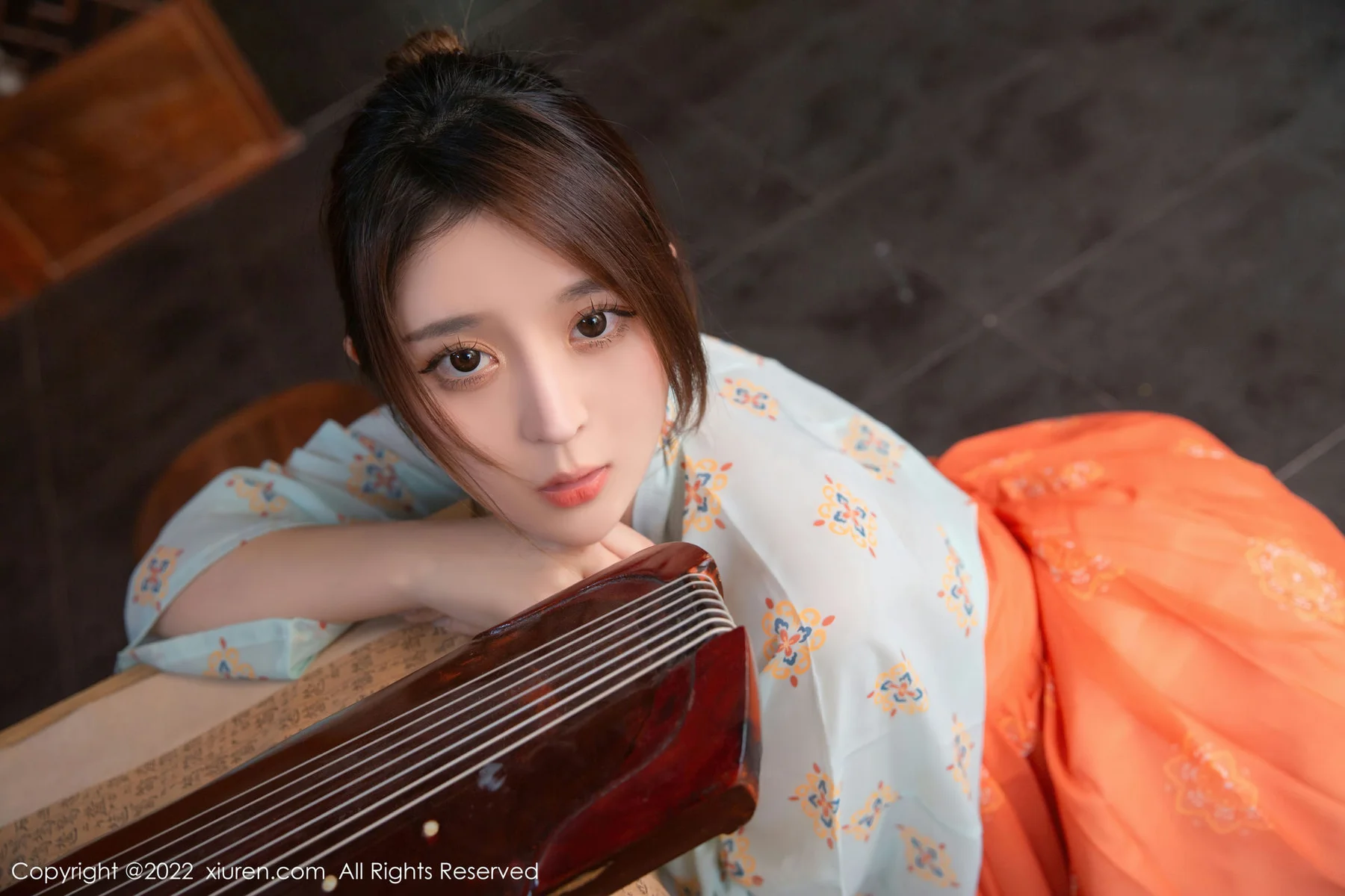 XiuRen 秀人 No.5772 夏甜甜 新人模特浅蓝色古装性感写真 - 8