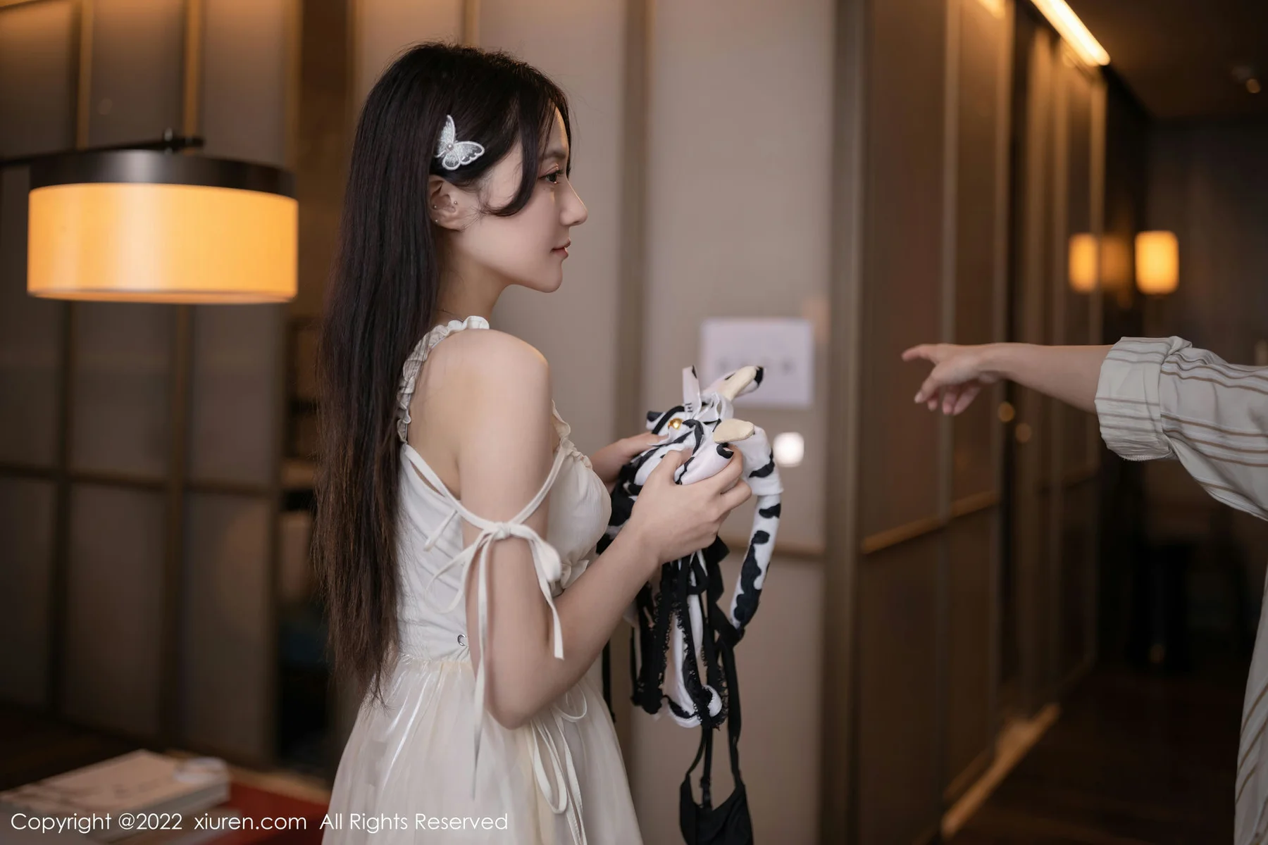 XiuRen 秀人 No.5776 鱼子酱Fish 主题模特招聘薄纱连衣短裙北京-杭州旅拍11 - 2