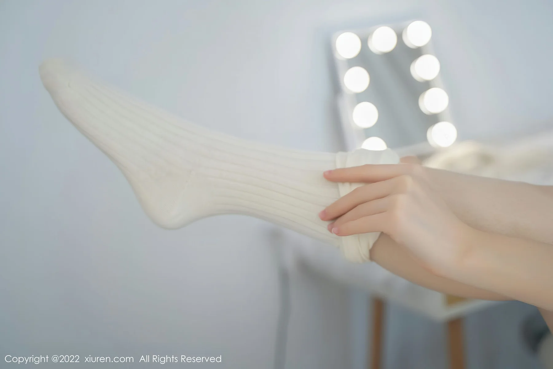 XiuRen 秀人 No.5787 奶瓶土肥圆矮挫丑黑穷 米色长筒袜性感私房33 - 8