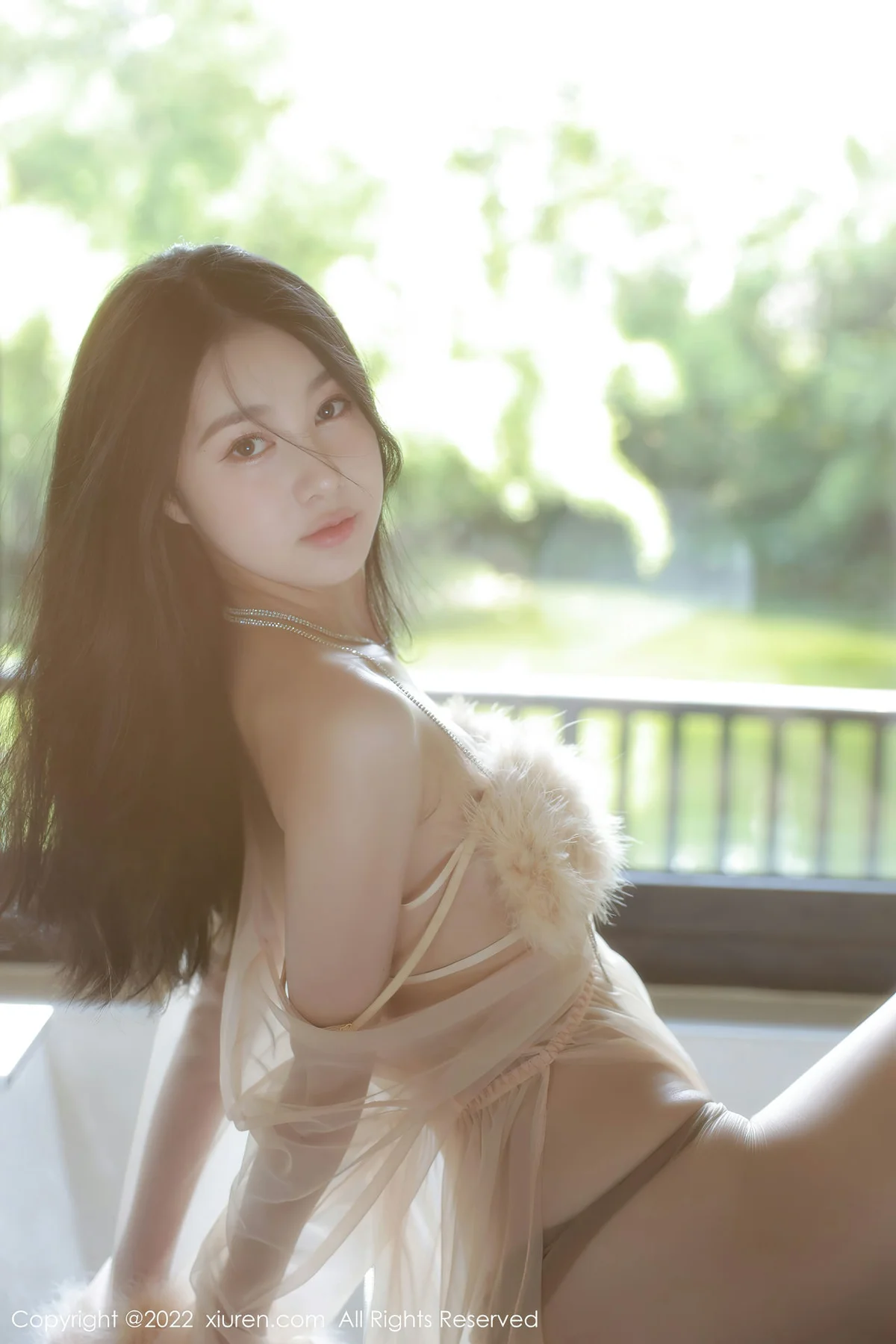 XiuRen 秀人 No.5796 谢晚晚 薄纱轻透情趣性感写真 - 4