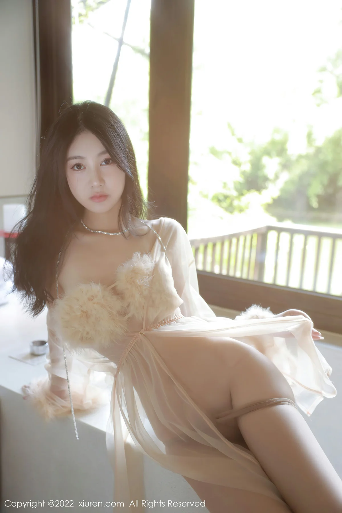 XiuRen 秀人 No.5796 谢晚晚 薄纱轻透情趣性感写真 - 5