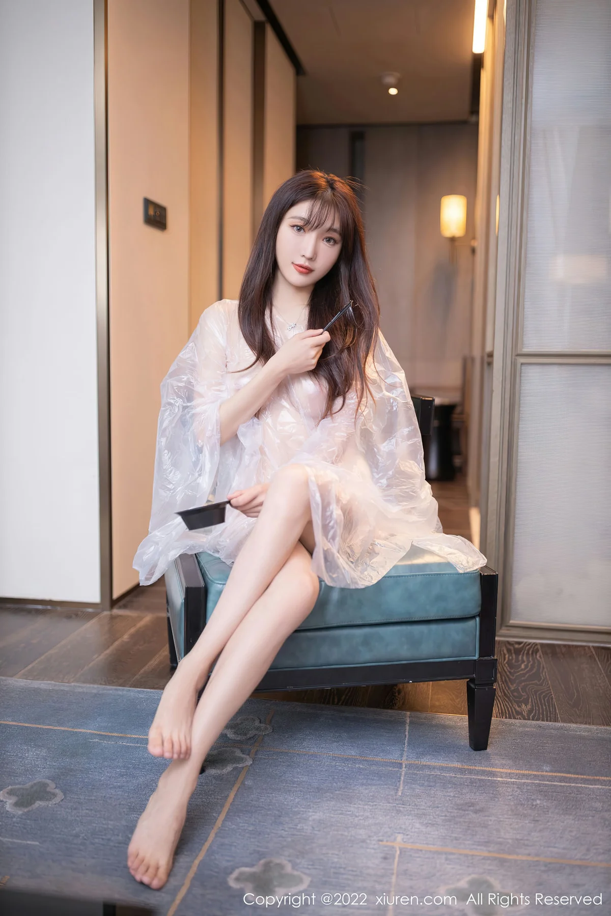 XiuRen 秀人 No.5805 陆萱萱 染发主题拍摄北京旅拍111 - 3