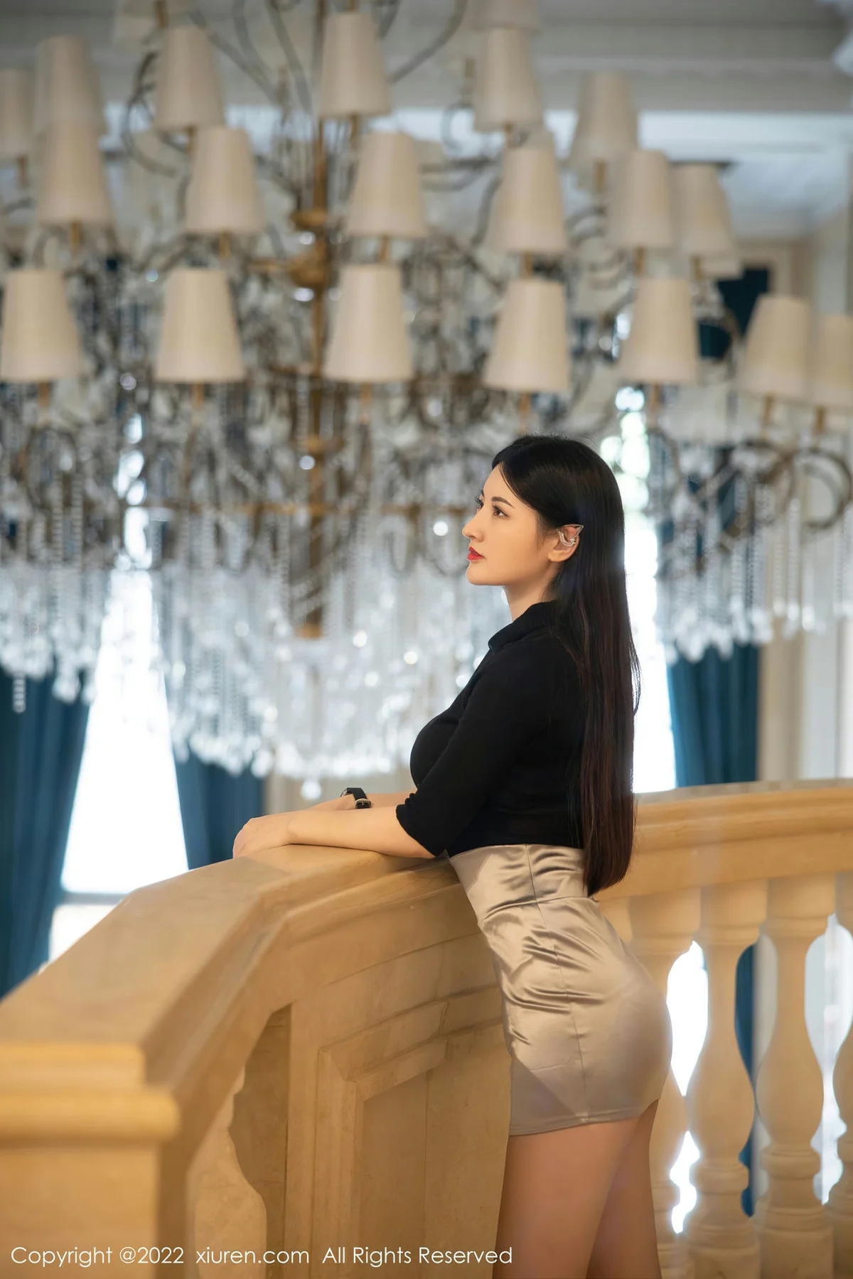 XiuRen 秀人 No.5829 诗诗kiki 浅色蕾丝内衣性感写真2 - 3