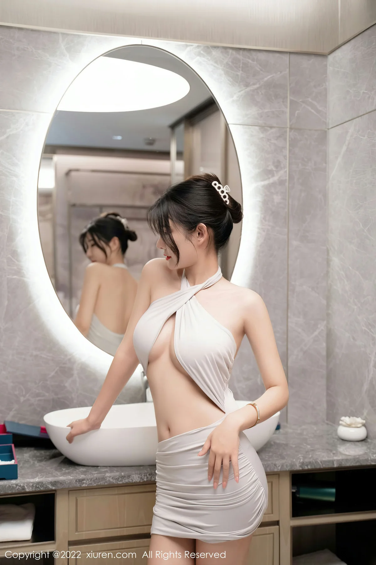 XiuRen 秀人 No.5841 夏沫沫tifa 爆乳魅惑黑丝性感写真22 - 10