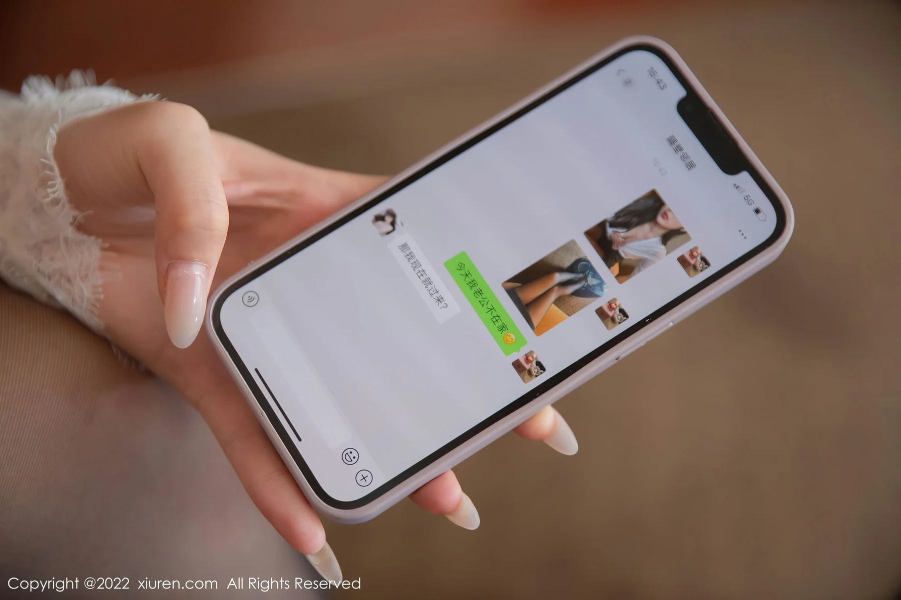 XiuRen 秀人 No.5842 夏甜甜 新人白色蕾丝内衣性感写真 - 7