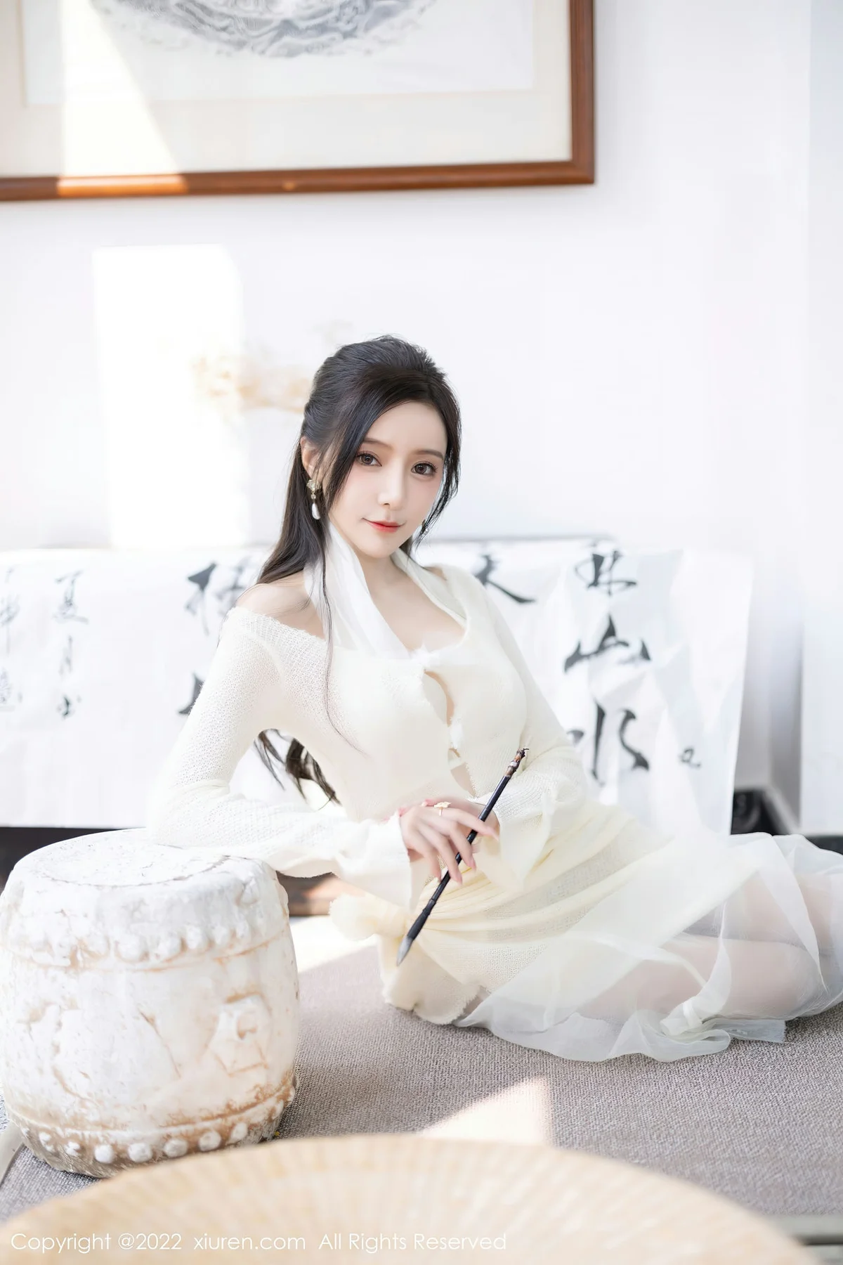 XiuRen 秀人 No.5846 王馨瑶yanni 性感白色连衣长裙性感写真22 - 4