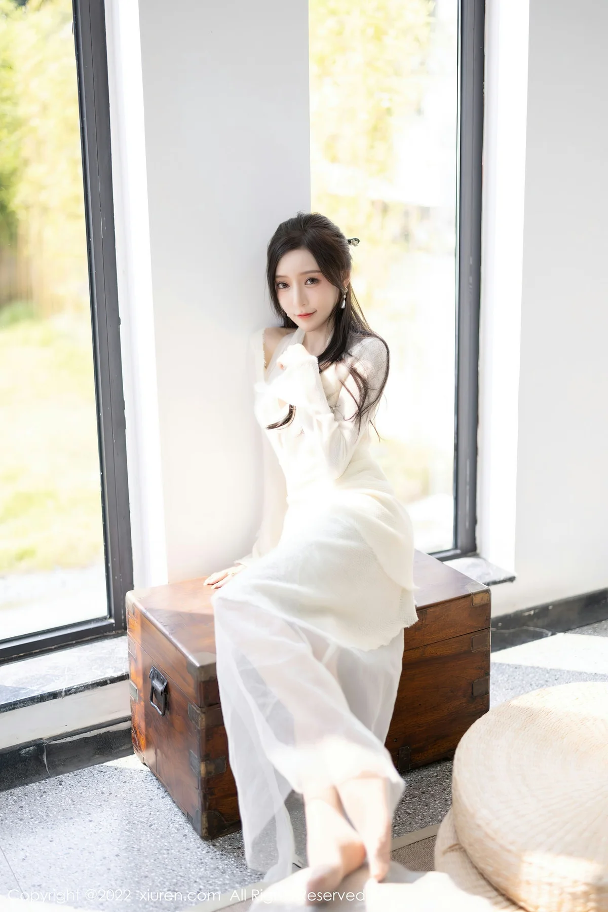 XiuRen 秀人 No.5846 王馨瑶yanni 性感白色连衣长裙性感写真22 - 3